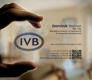 Visitenkarten-Design von DesignerShahadat für IVB Industrievertretungen GmbH | Design: #34252401