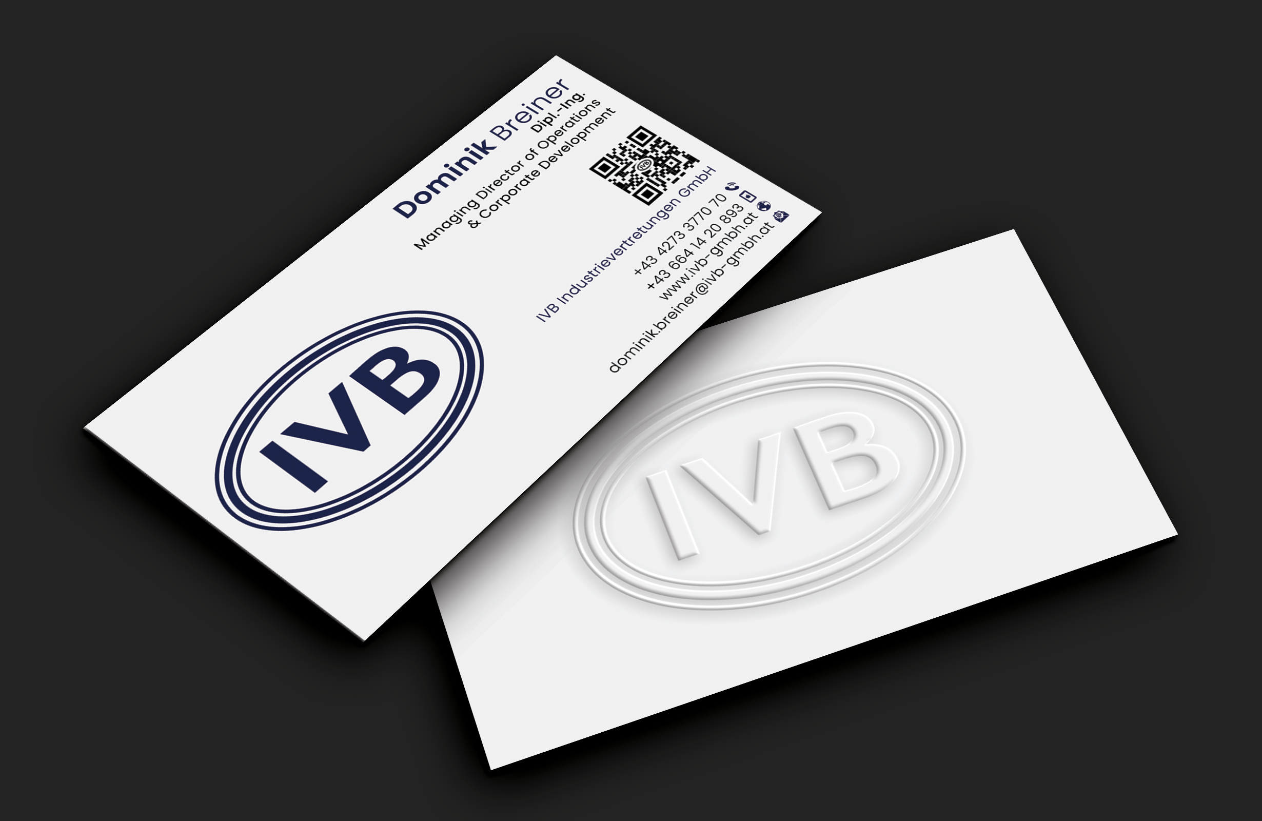 Business Card Design by DesignerShahadat for IVB Industrievertretungen GmbH | Design #34252402