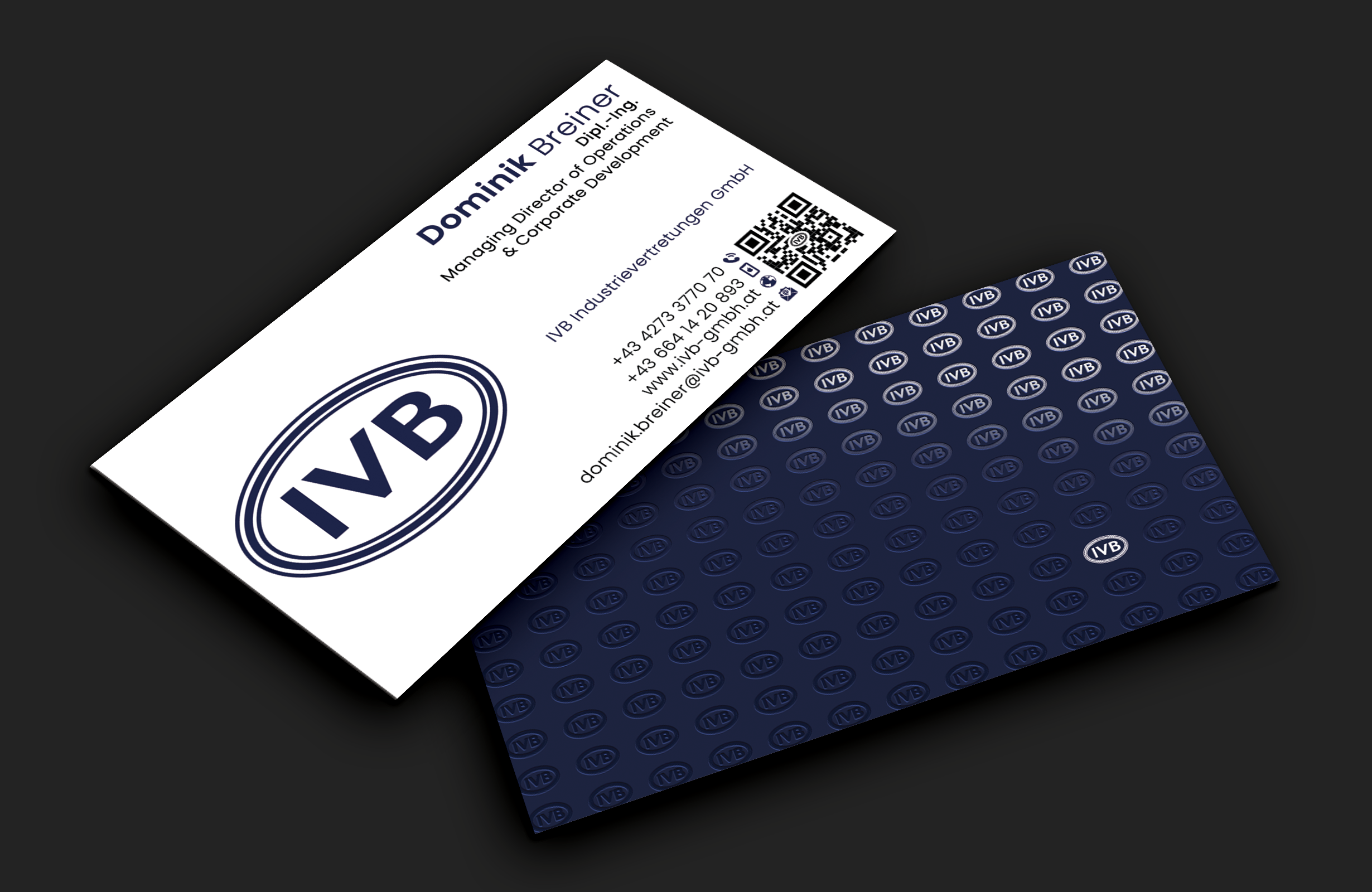 Business Card Design by DesignerShahadat for IVB Industrievertretungen GmbH | Design #34252406