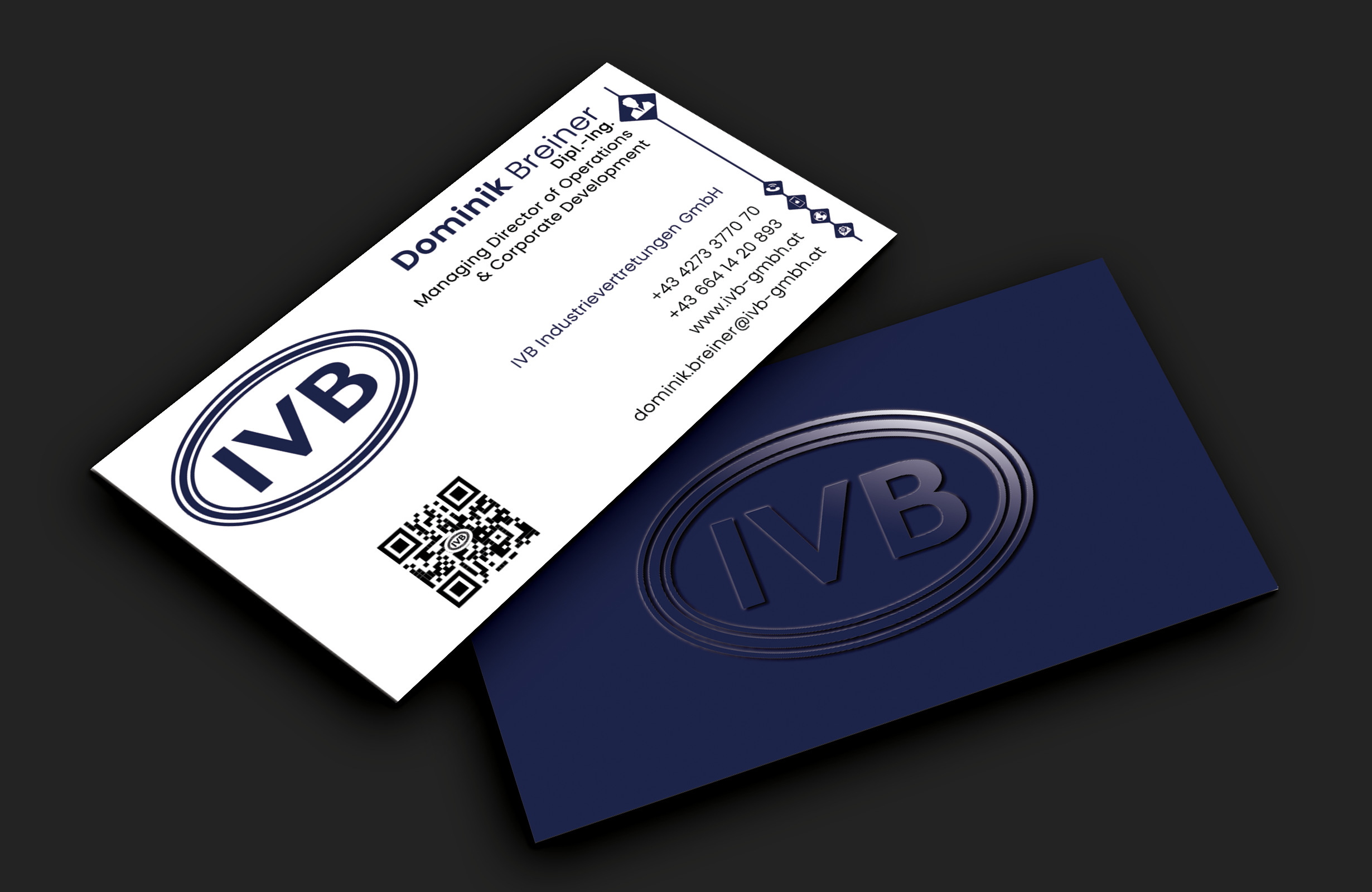 Business Card Design by DesignerShahadat for IVB Industrievertretungen GmbH | Design #34252409