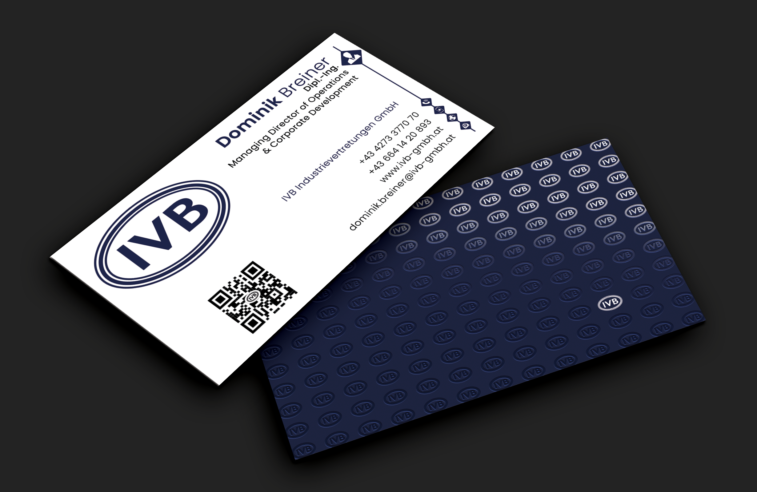 Business Card Design by DesignerShahadat for IVB Industrievertretungen GmbH | Design #34252411
