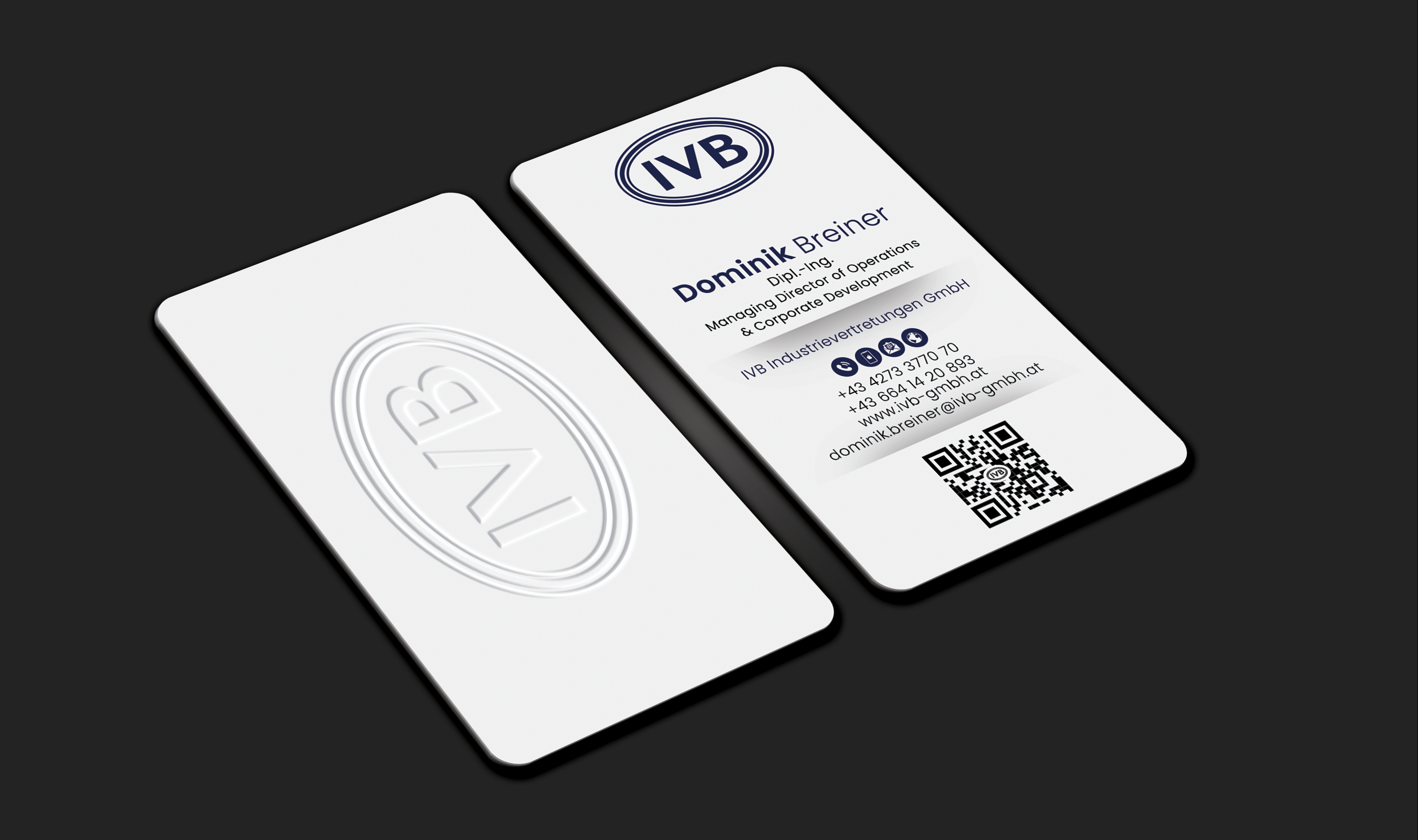 Business Card Design by DesignerShahadat for IVB Industrievertretungen GmbH | Design #34252412