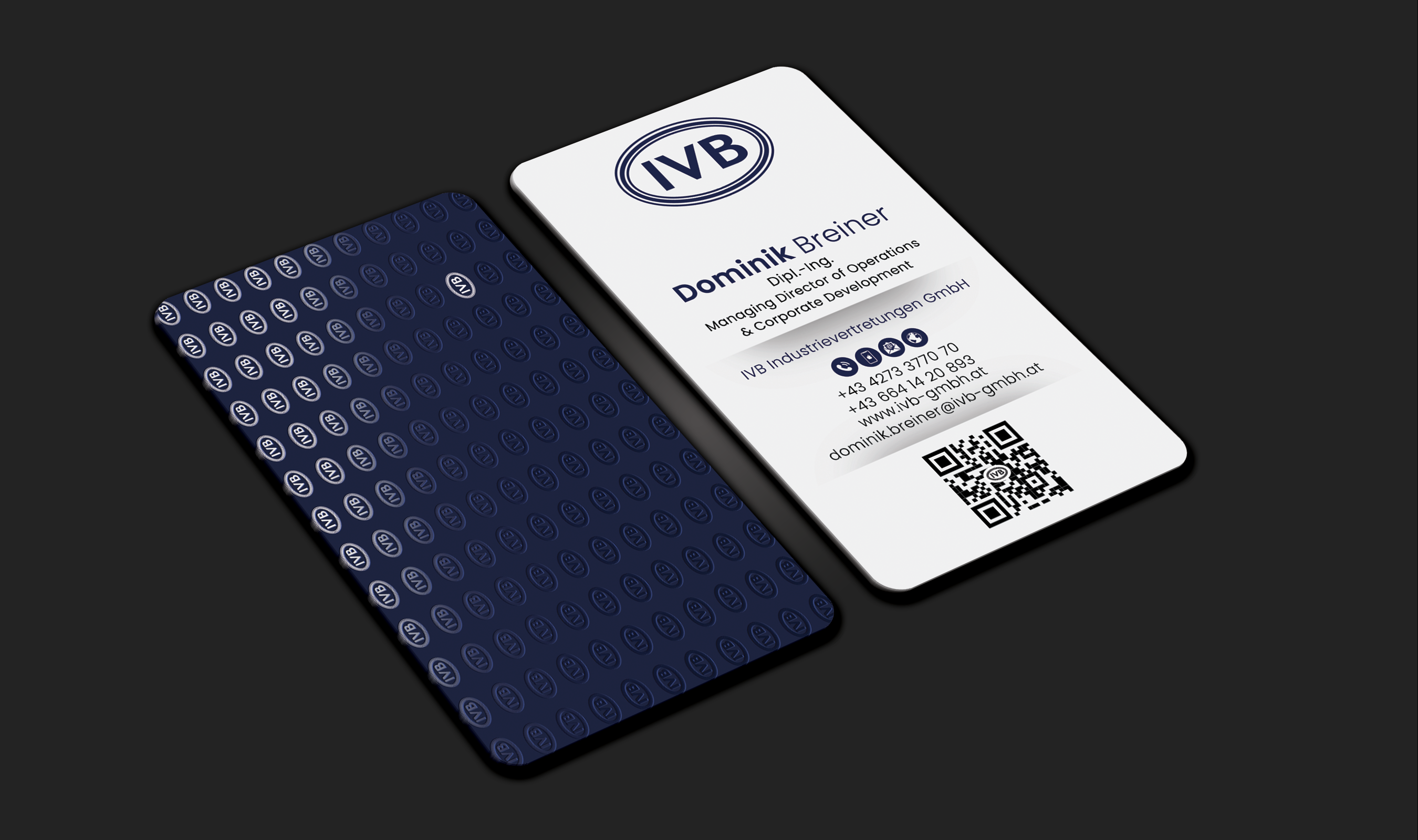 Business Card Design by DesignerShahadat for IVB Industrievertretungen GmbH | Design #34252416