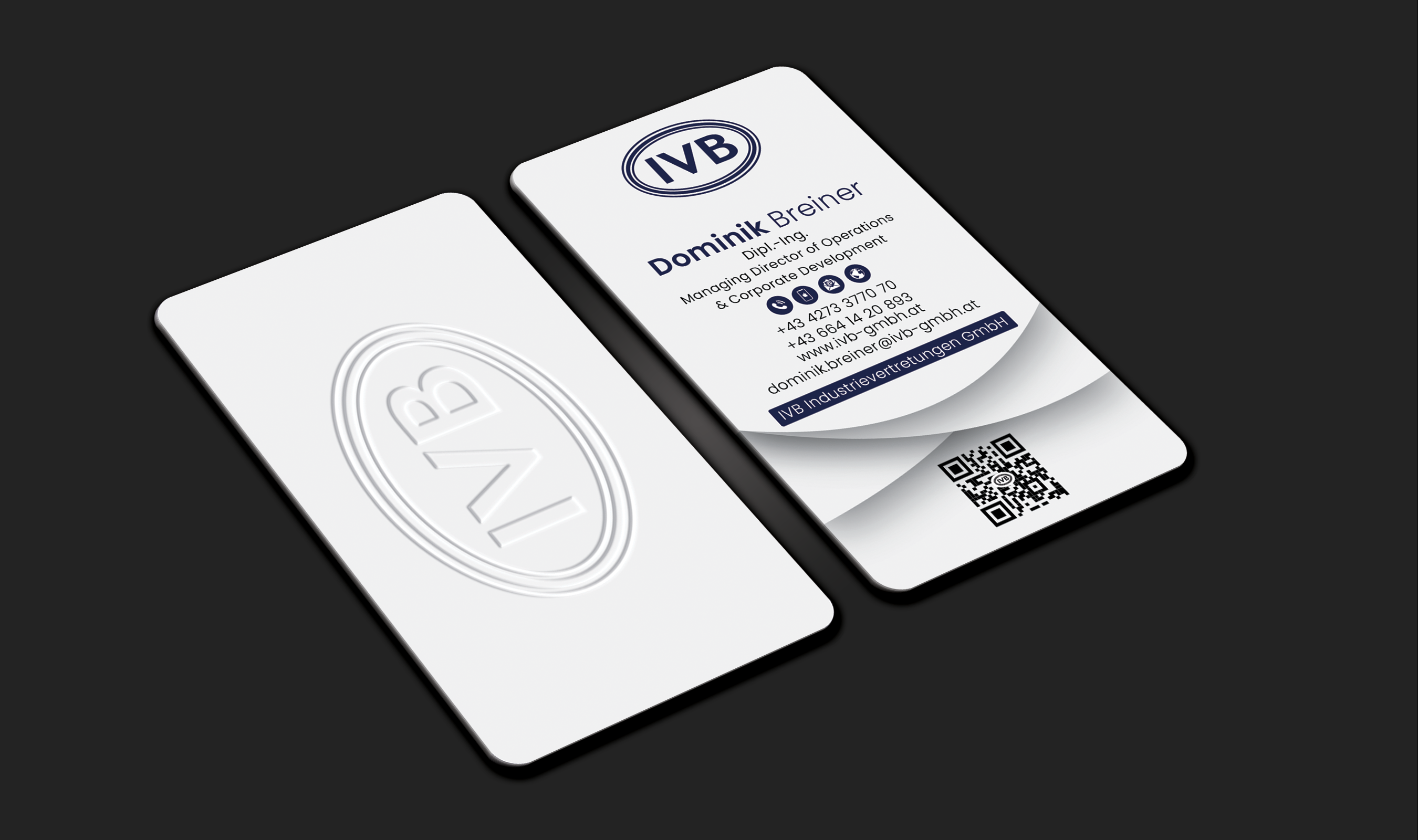 Business Card Design by DesignerShahadat for IVB Industrievertretungen GmbH | Design #34252495