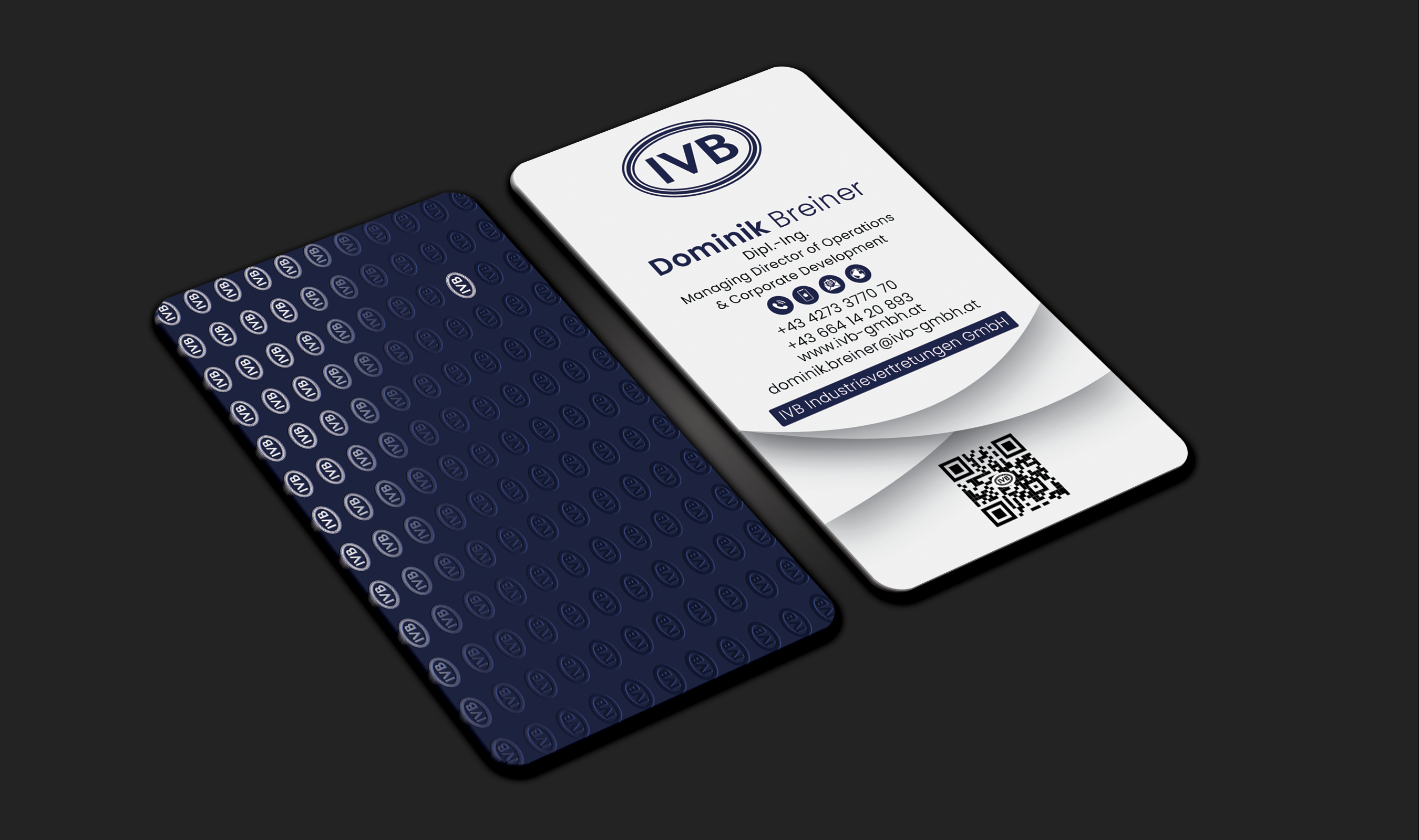 Business Card Design by DesignerShahadat for IVB Industrievertretungen GmbH | Design #34252498