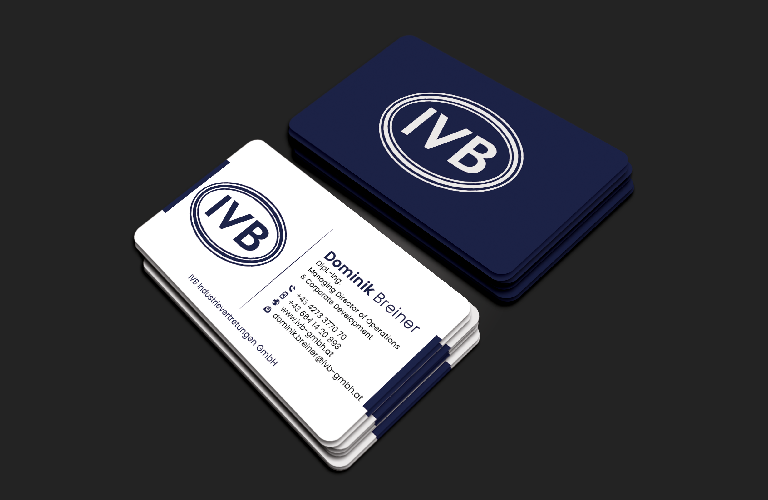 Business Card Design by DesignerShahadat for IVB Industrievertretungen GmbH | Design #34252501