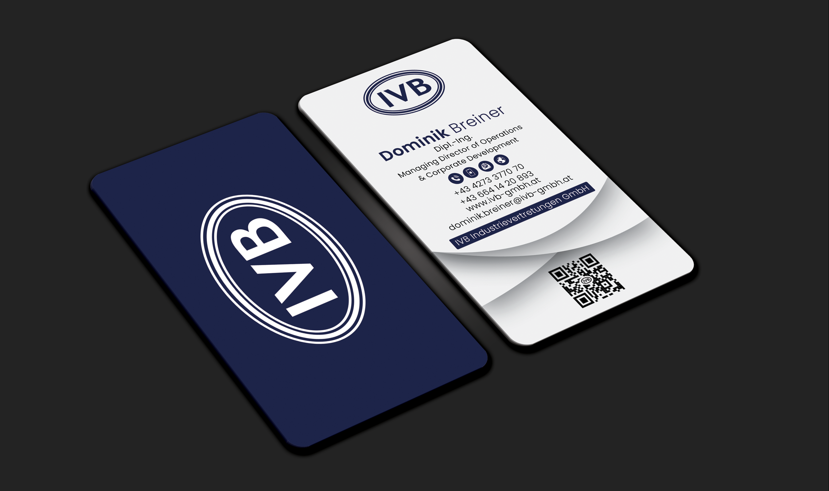 Business Card Design by DesignerShahadat for IVB Industrievertretungen GmbH | Design #34252505