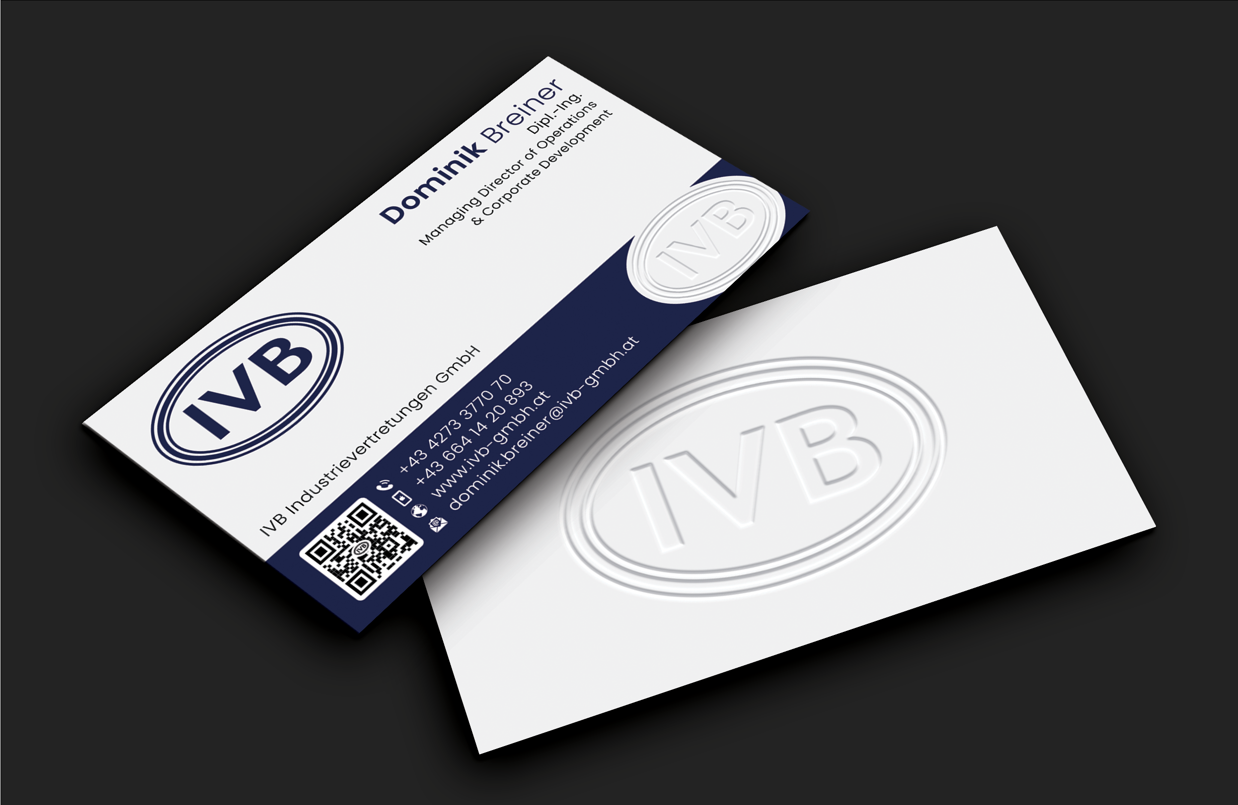 Business Card Design by DesignerShahadat for IVB Industrievertretungen GmbH | Design #34252510