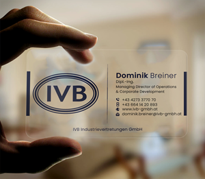 Diseño de Tarjeta de Presentación por DesignerShahadat para IVB Industrievertretungen GmbH | Diseño: #34252511
