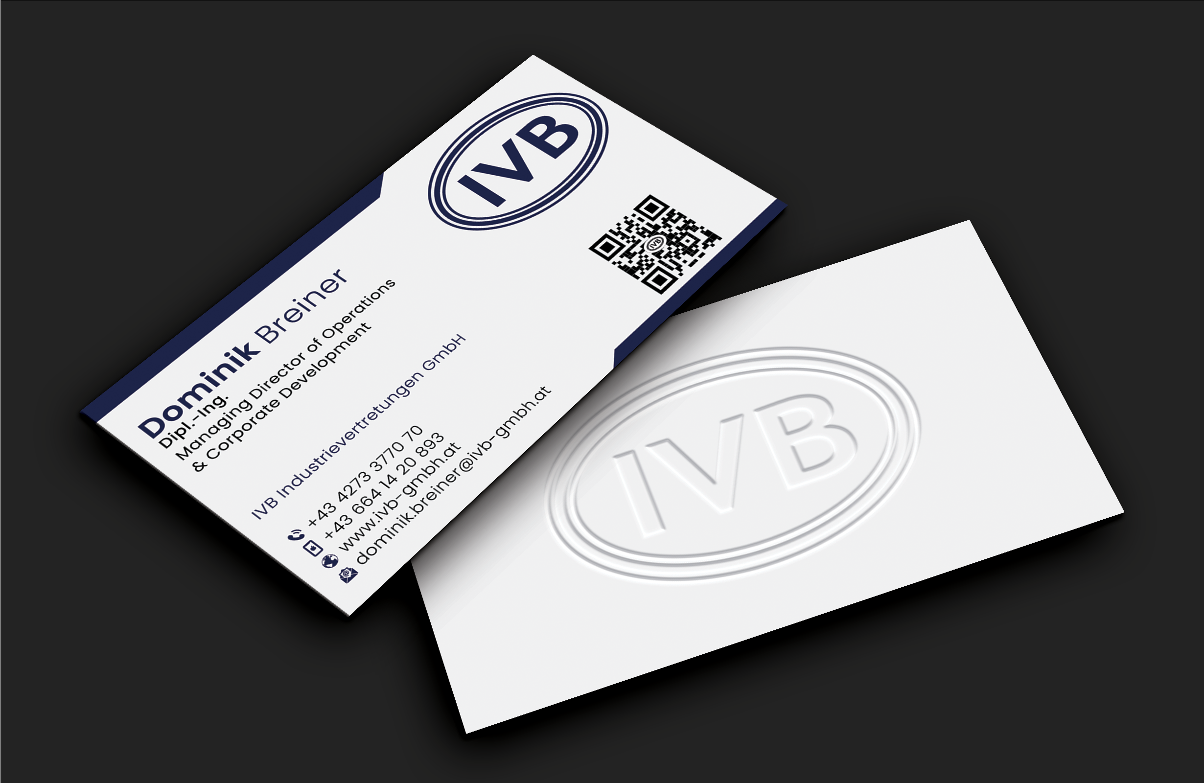 Visitenkarten-Design von DesignerShahadat für IVB Industrievertretungen GmbH | Design #34252940