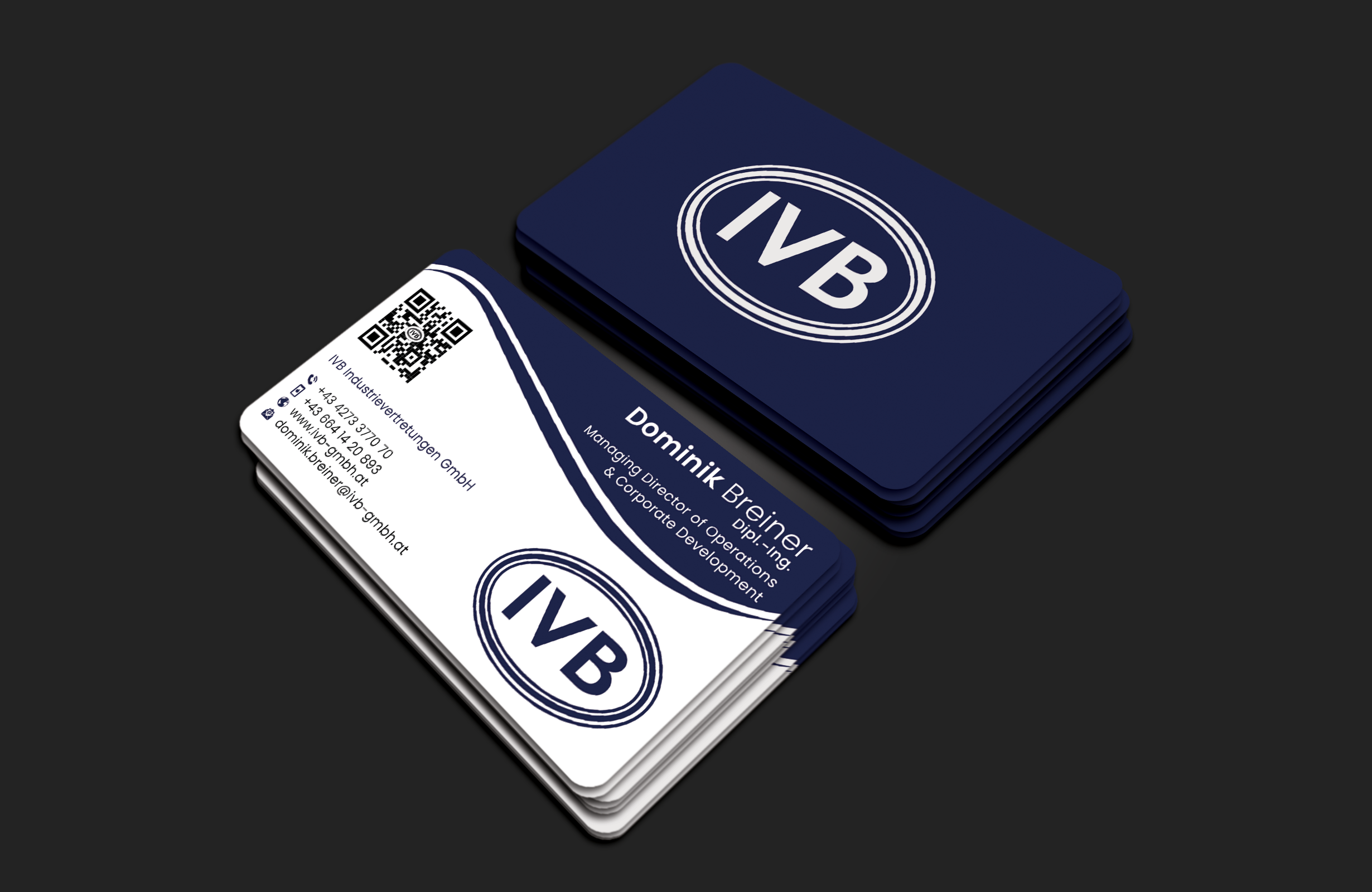 Business Card Design by DesignerShahadat for IVB Industrievertretungen GmbH | Design #34252944