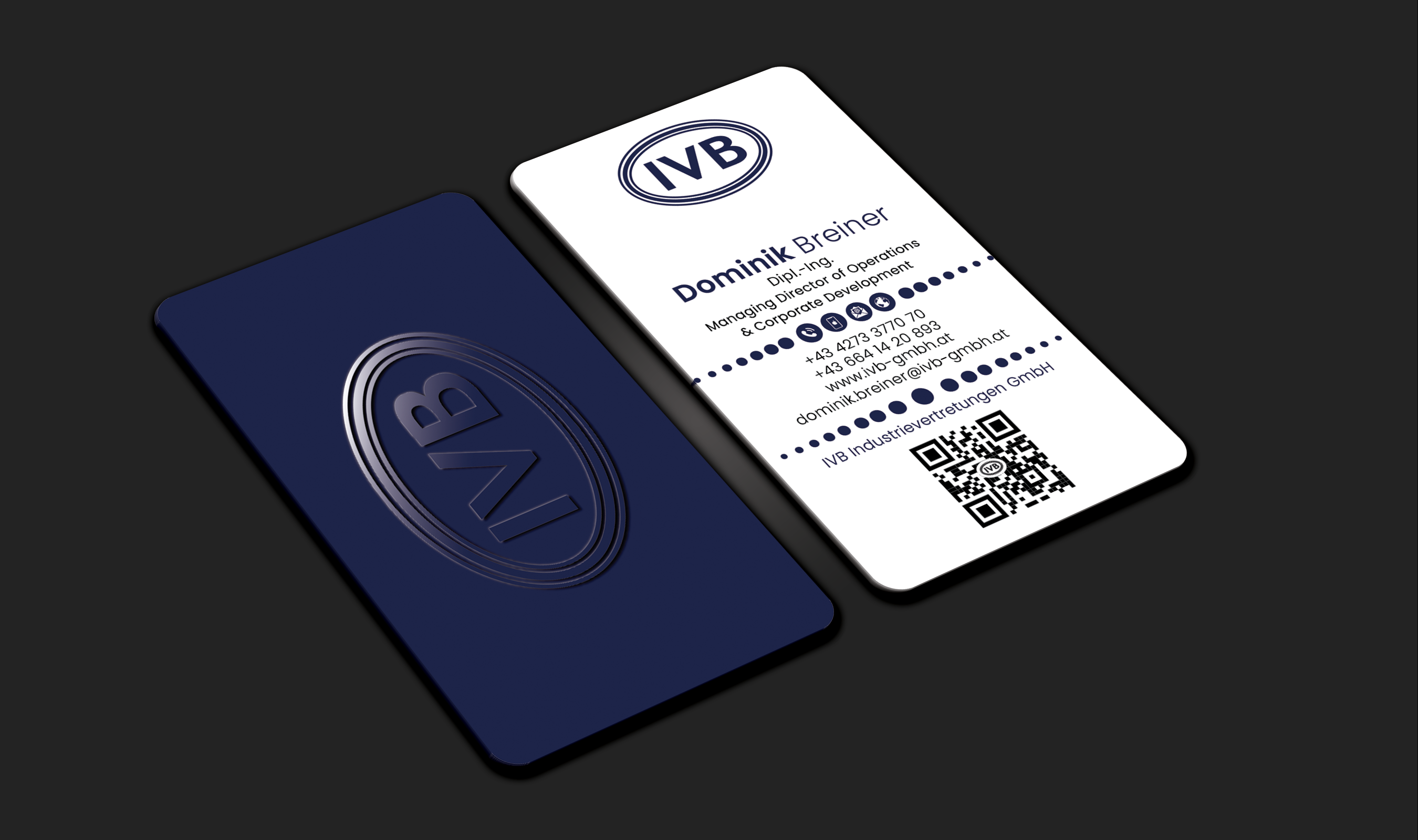 Business Card Design by DesignerShahadat for IVB Industrievertretungen GmbH | Design #34252949