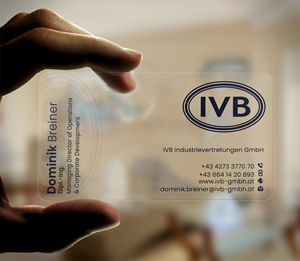 Diseño de Tarjeta de Presentación por DesignerShahadat para IVB Industrievertretungen GmbH | Diseño: #34252951