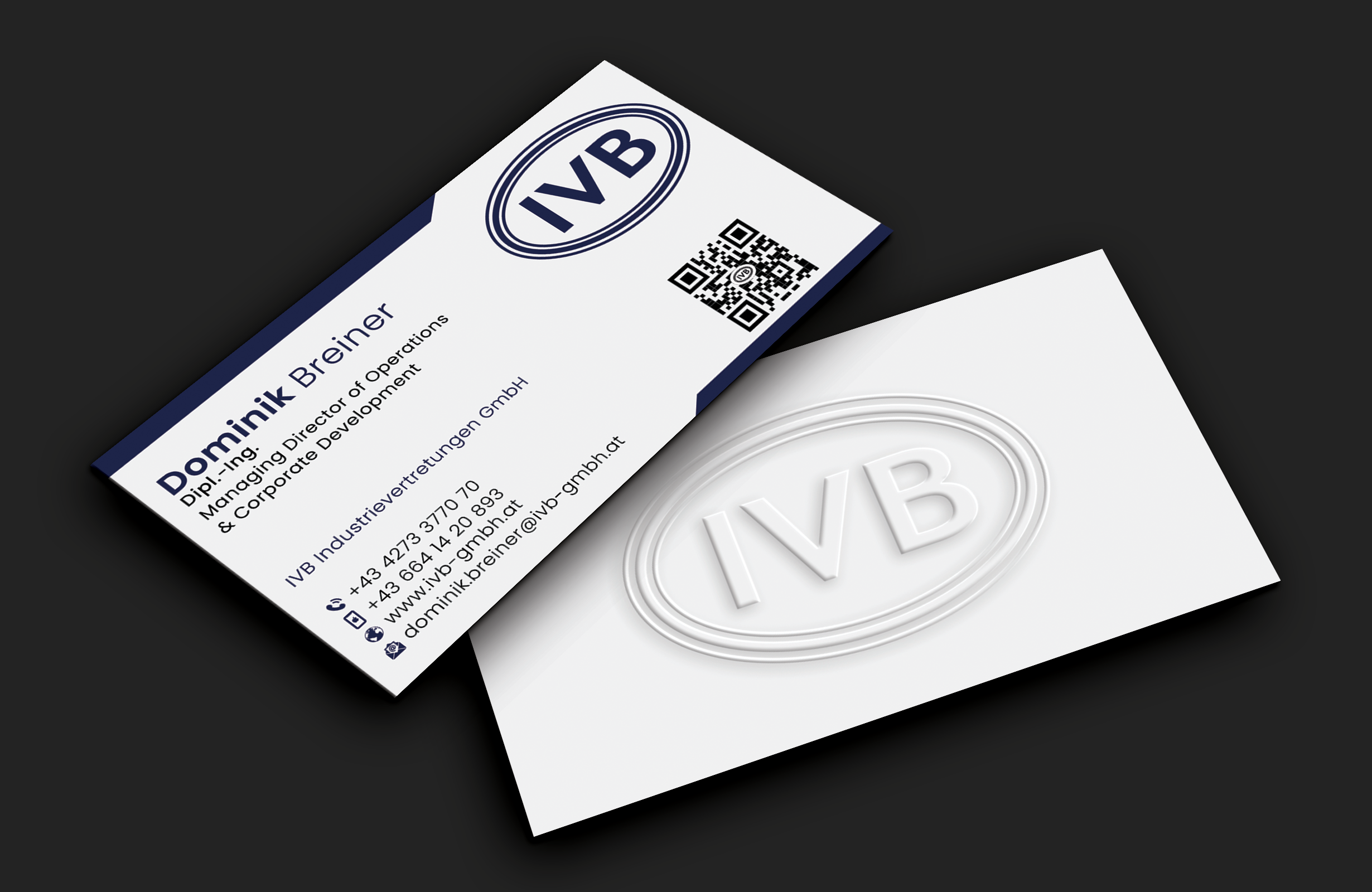 Visitenkarten-Design von DesignerShahadat für IVB Industrievertretungen GmbH | Design #34252952