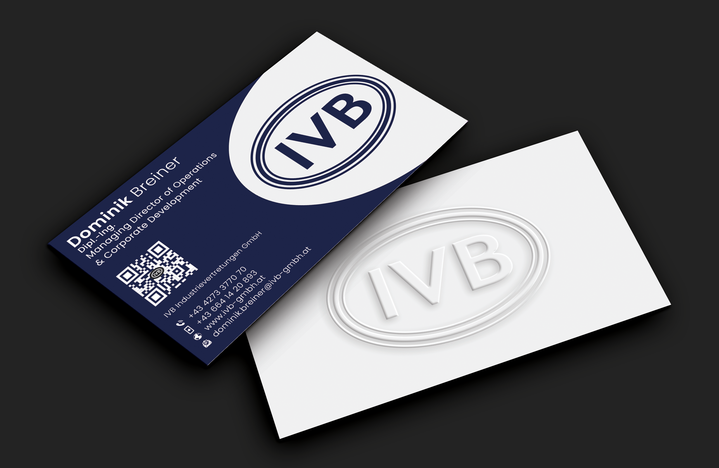 Business Card Design by DesignerShahadat for IVB Industrievertretungen GmbH | Design #34252959