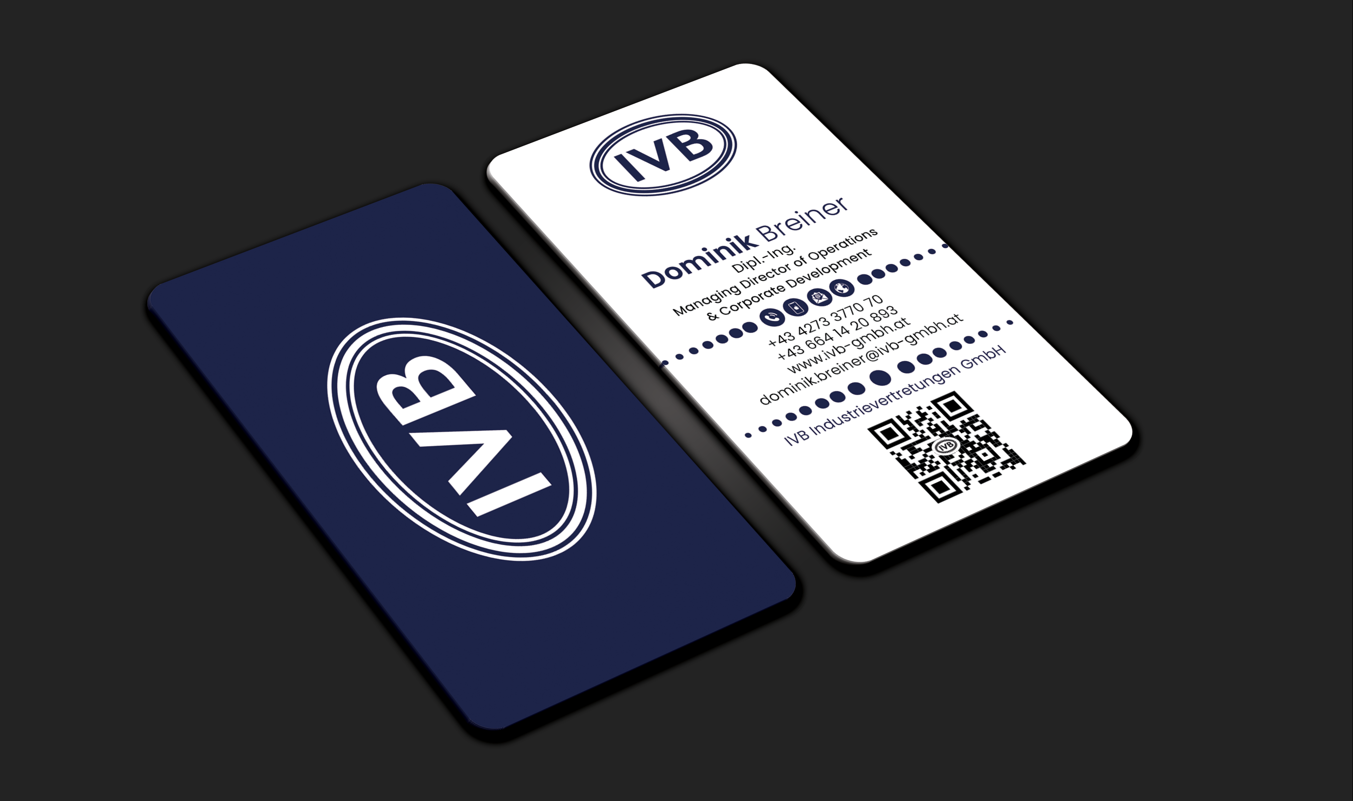 Visitenkarten-Design von DesignerShahadat für IVB Industrievertretungen GmbH | Design #34252966