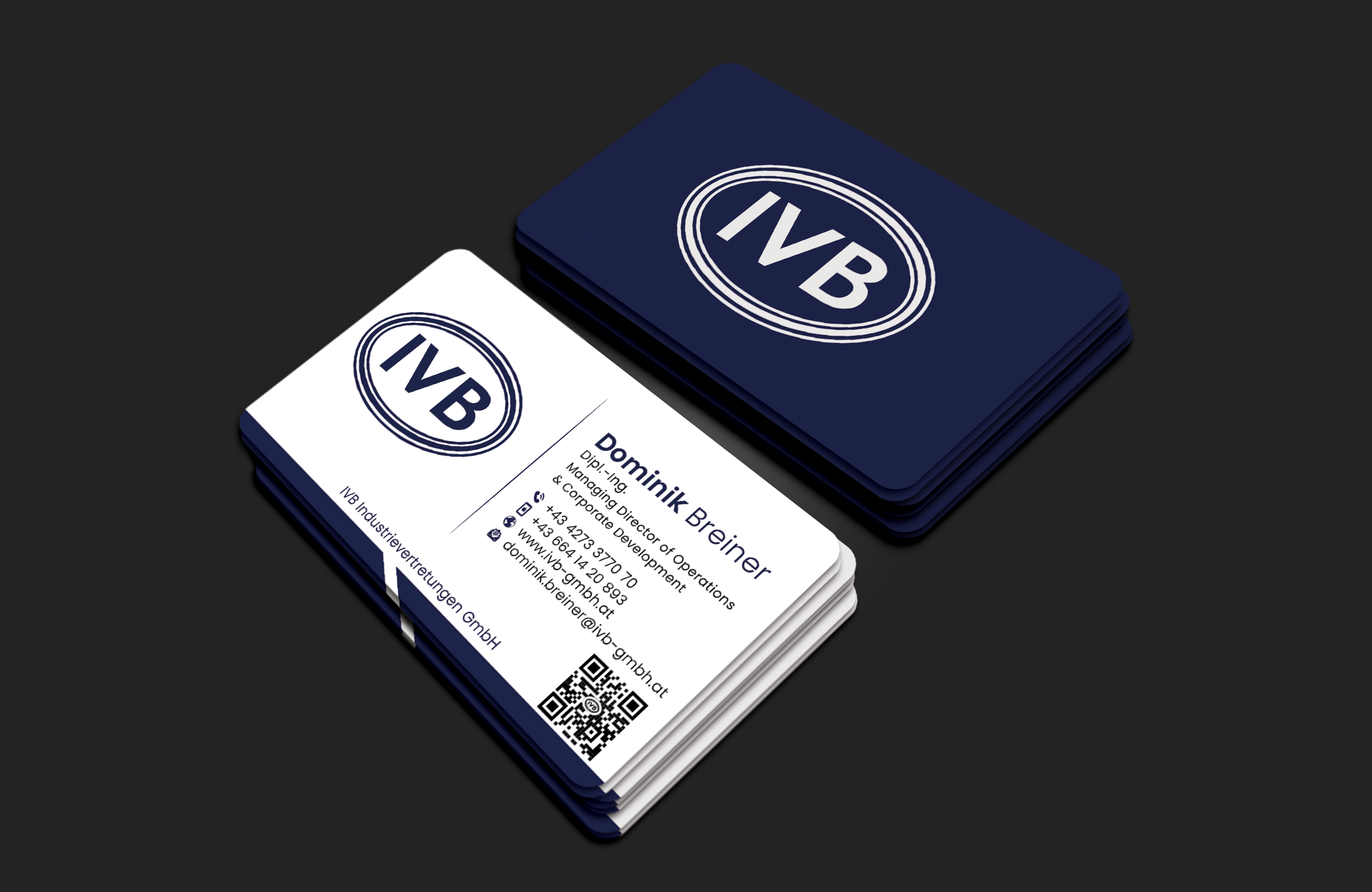 Business Card Design by DesignerShahadat for IVB Industrievertretungen GmbH | Design #34253179