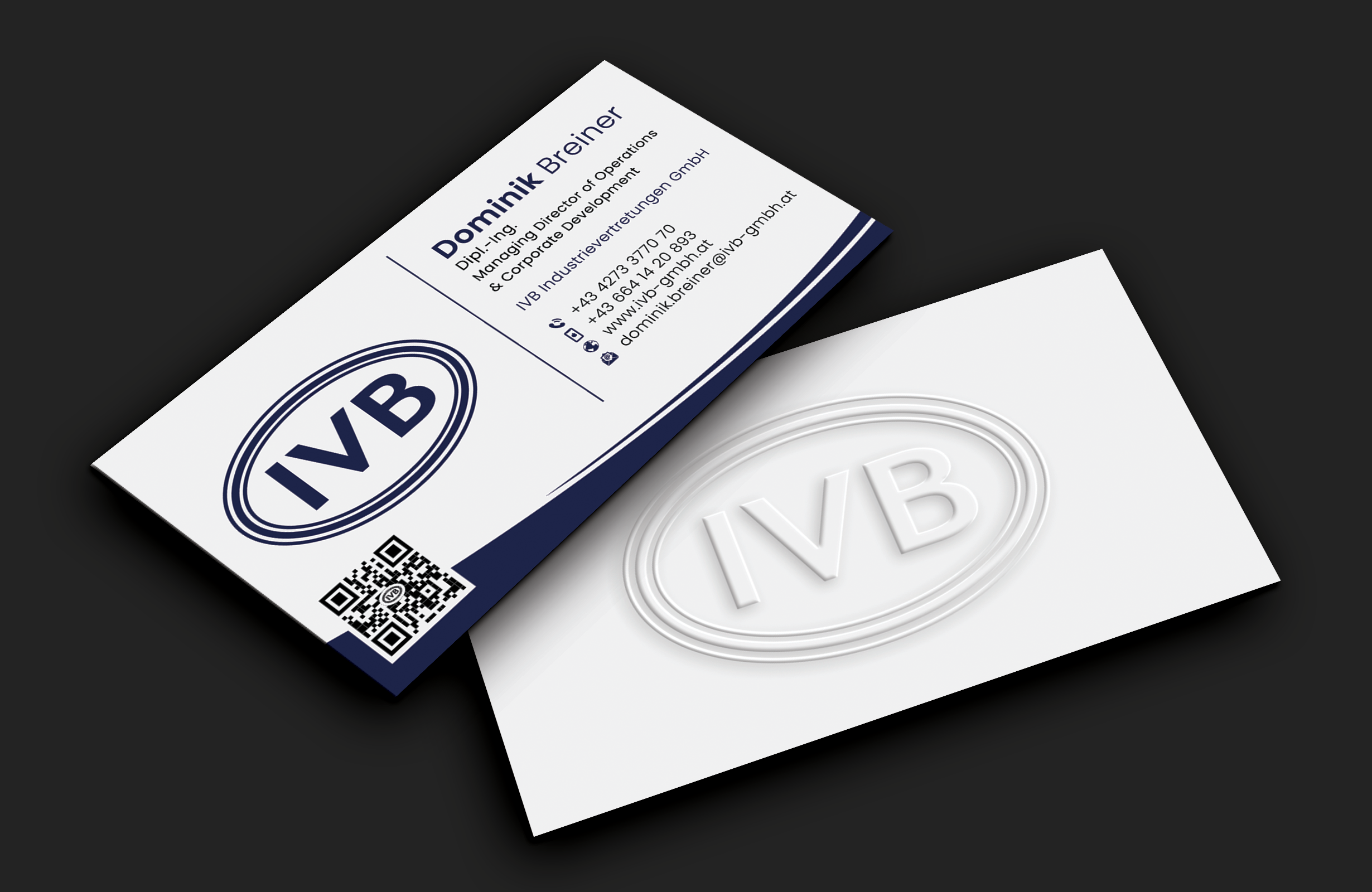 Visitenkarten-Design von DesignerShahadat für IVB Industrievertretungen GmbH | Design #34253181