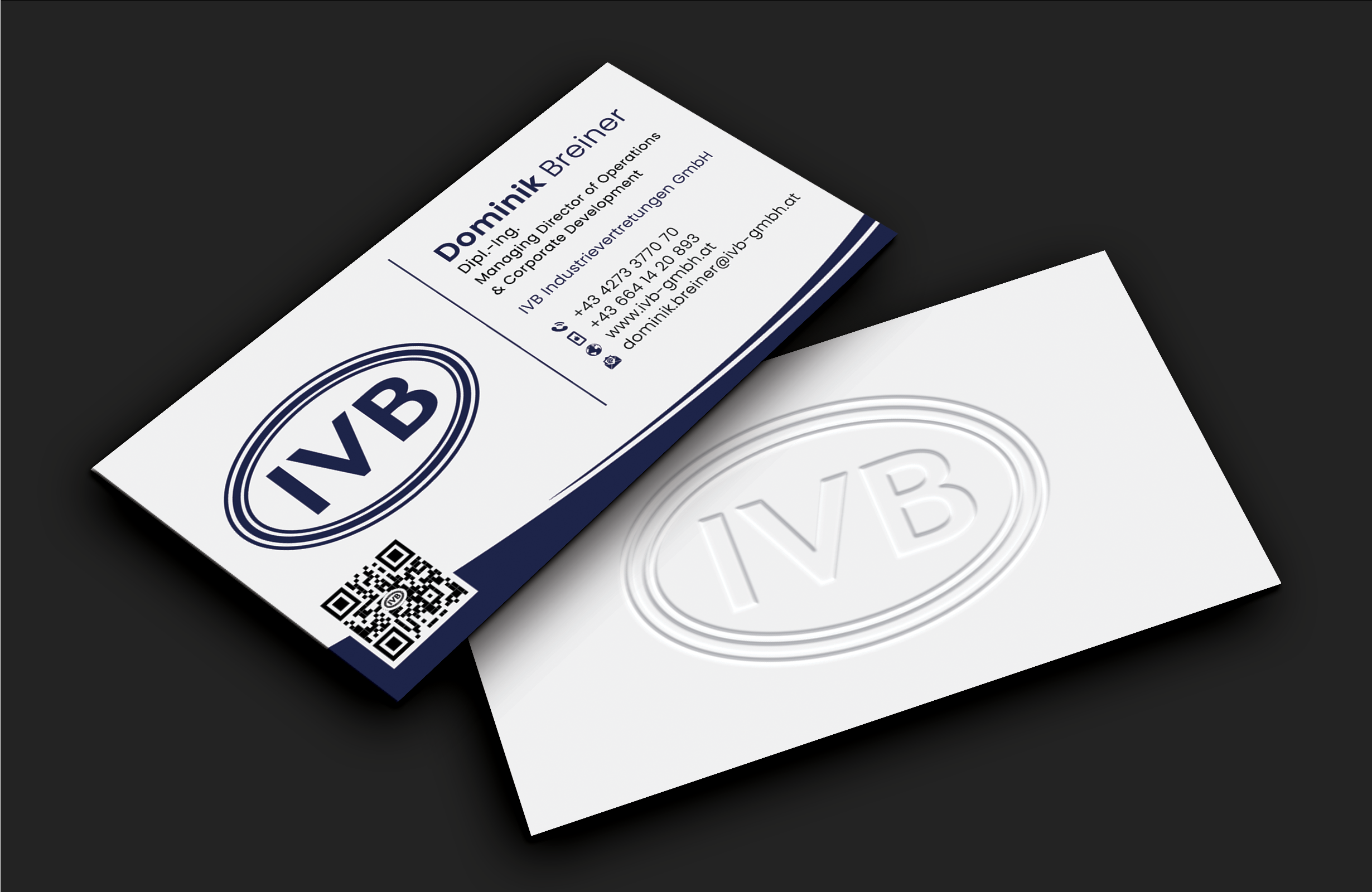 Visitenkarten-Design von DesignerShahadat für IVB Industrievertretungen GmbH | Design #34253182