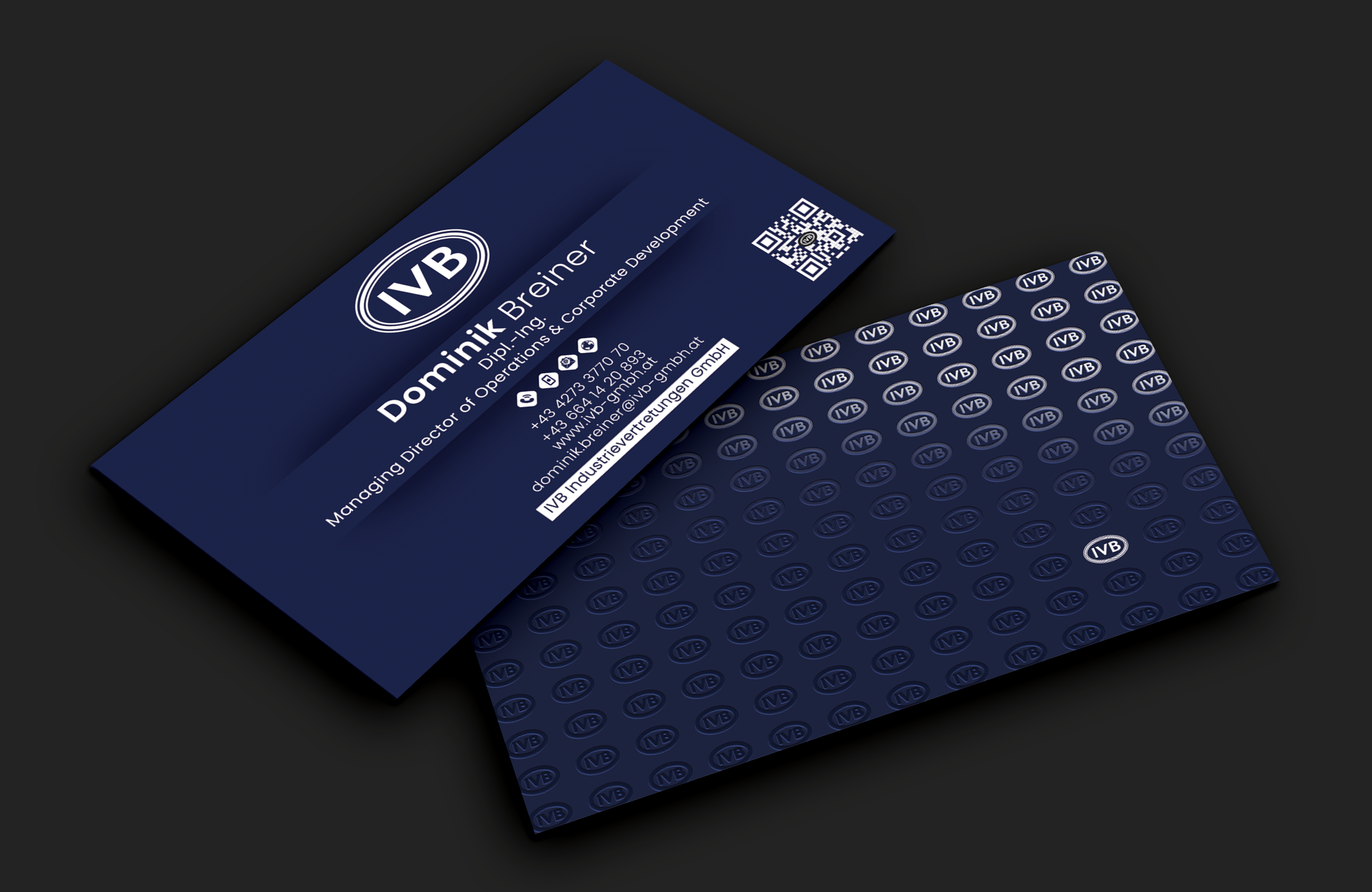 Business Card Design by DesignerShahadat for IVB Industrievertretungen GmbH | Design #34253184