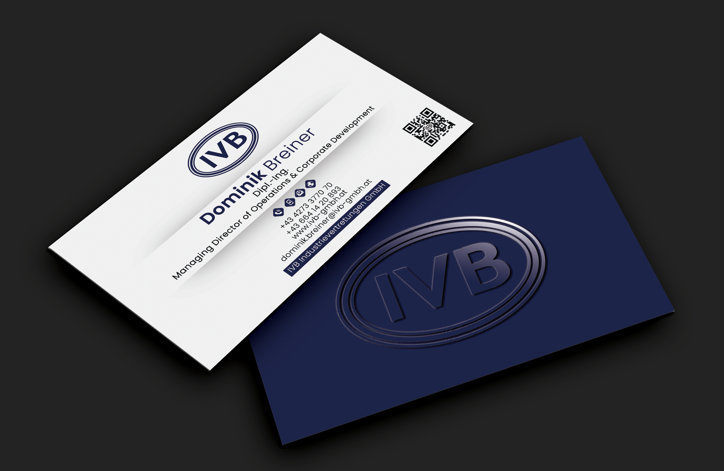 Visitenkarten-Design von DesignerShahadat für IVB Industrievertretungen GmbH | Design #34253192