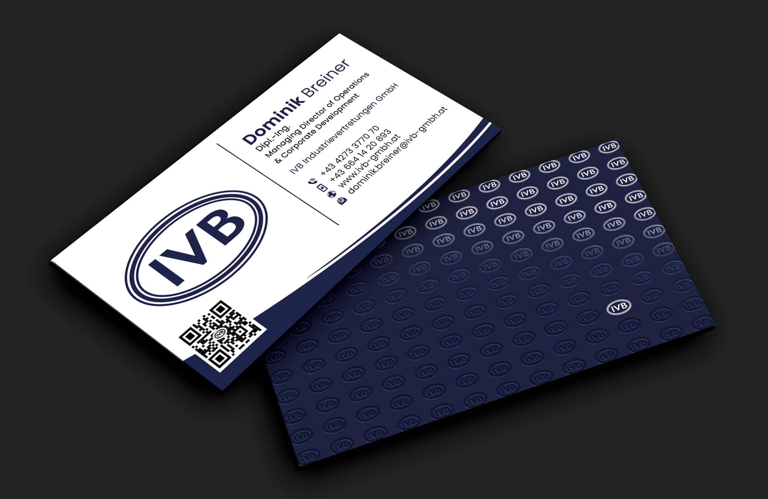 Visitenkarten-Design von DesignerShahadat für IVB Industrievertretungen GmbH | Design #34253193