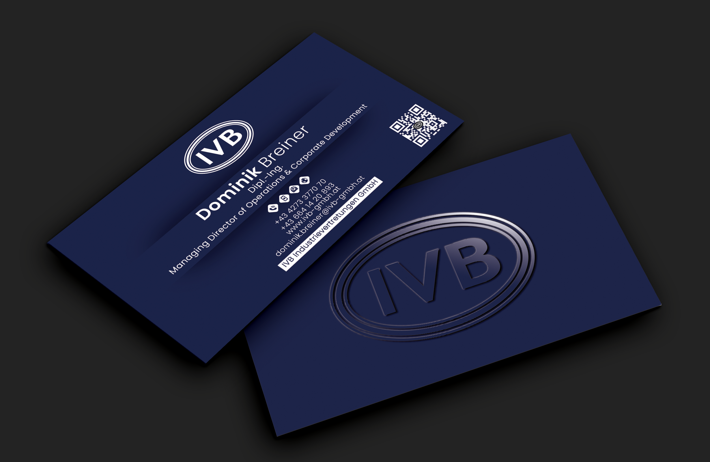 Visitenkarten-Design von DesignerShahadat für IVB Industrievertretungen GmbH | Design #34253194