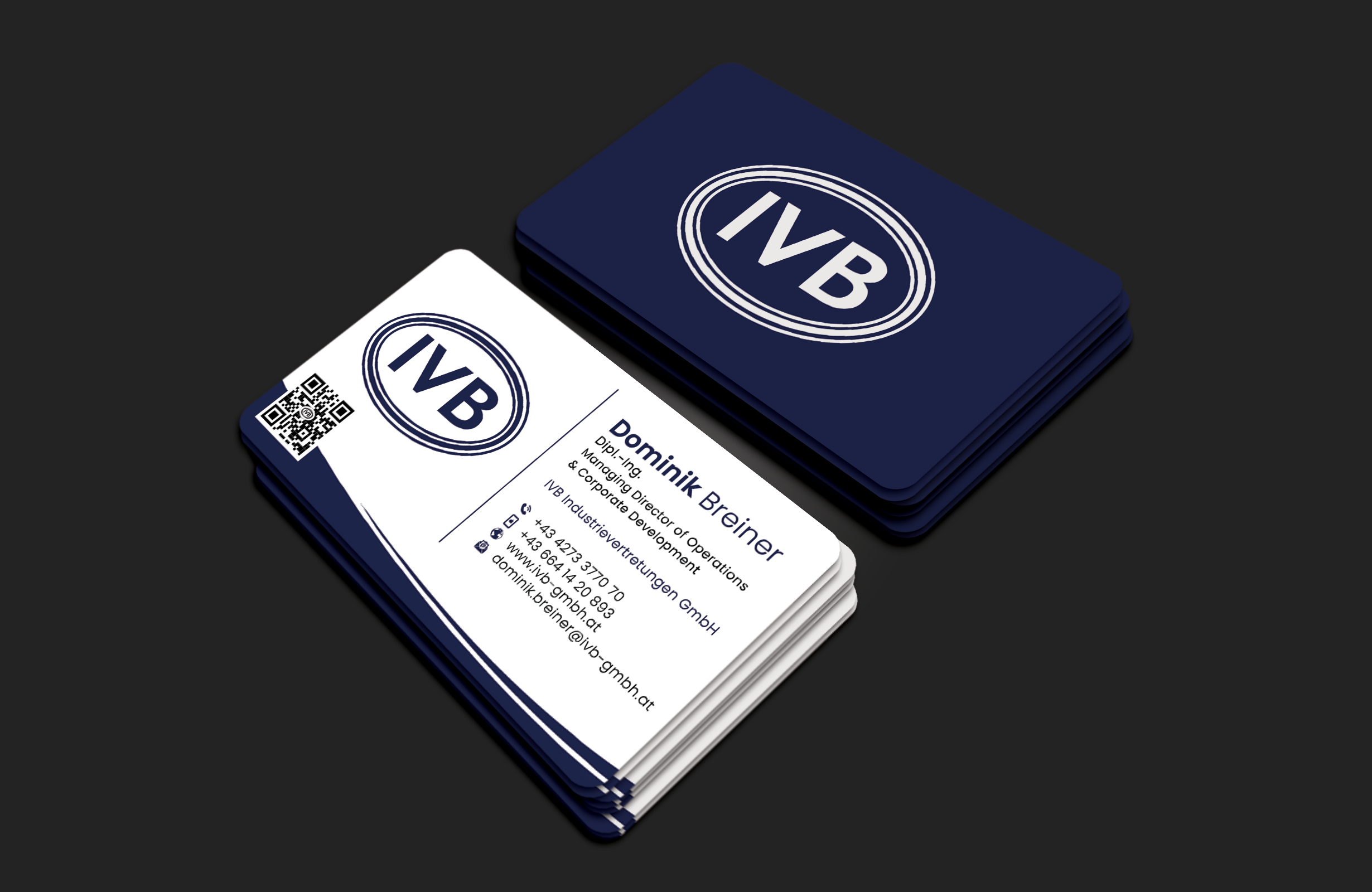 Visitenkarten-Design von DesignerShahadat für IVB Industrievertretungen GmbH | Design #34253195