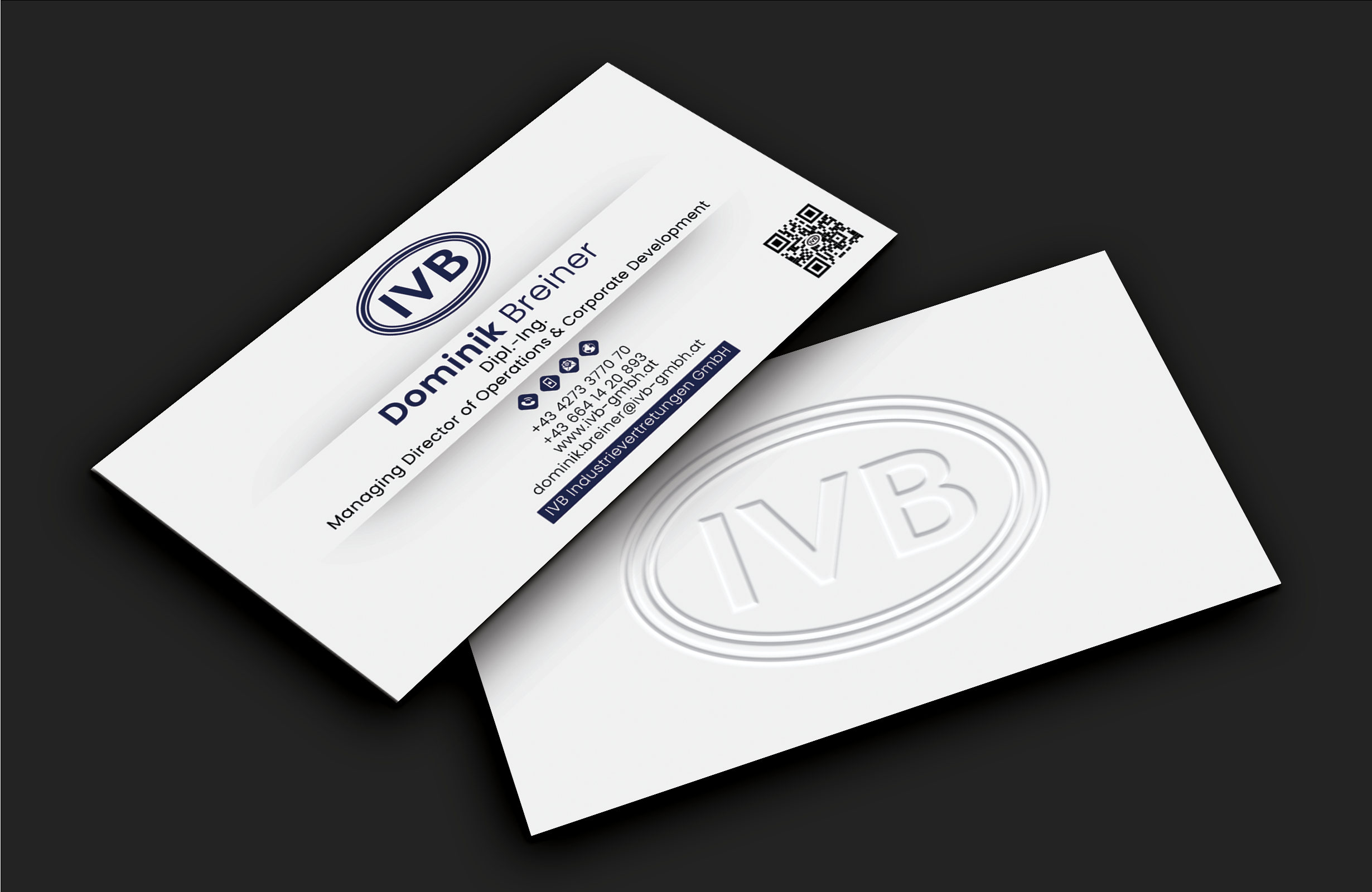 Visitenkarten-Design von DesignerShahadat für IVB Industrievertretungen GmbH | Design #34253199