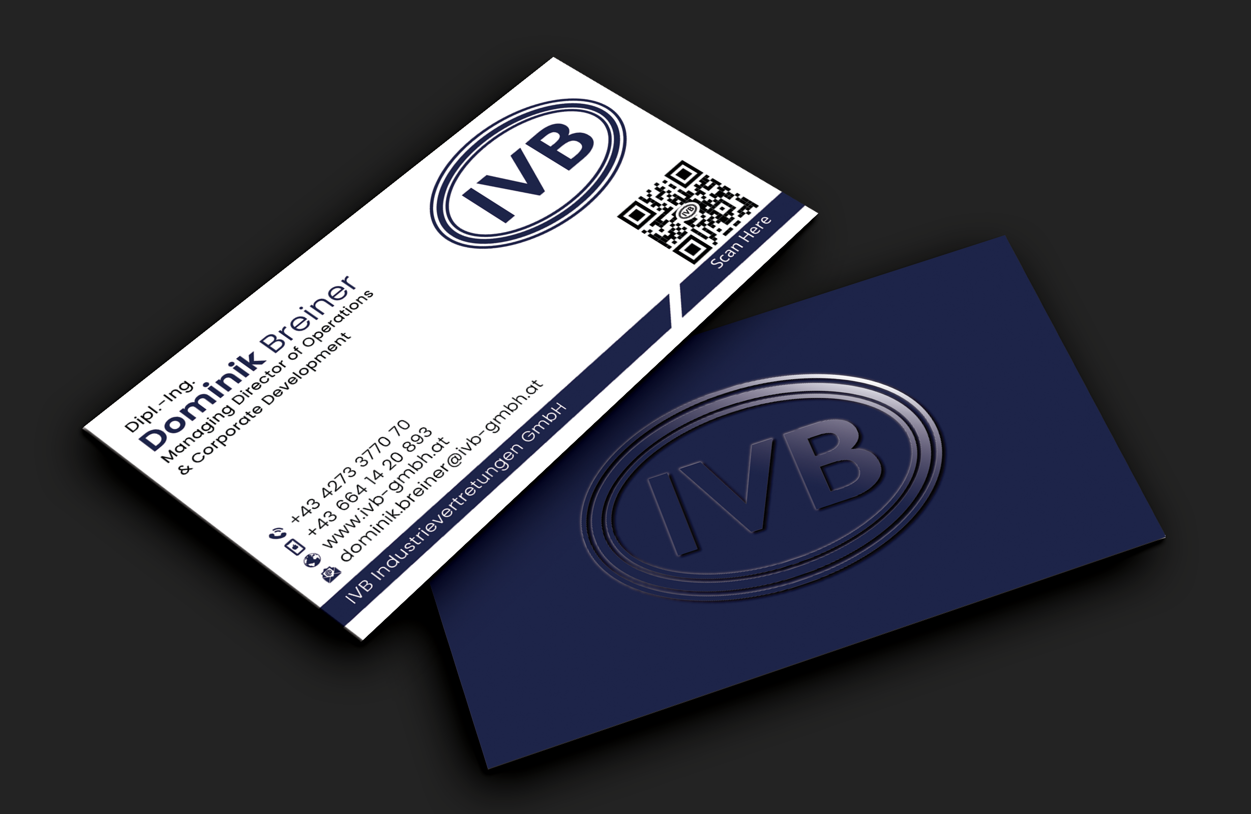 Visitenkarten-Design von DesignerShahadat für IVB Industrievertretungen GmbH | Design #34253776