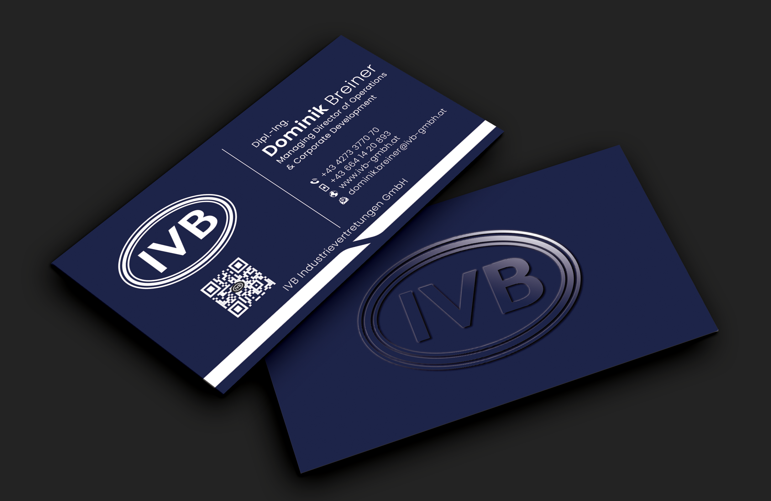 Visitenkarten-Design von DesignerShahadat für IVB Industrievertretungen GmbH | Design #34253778