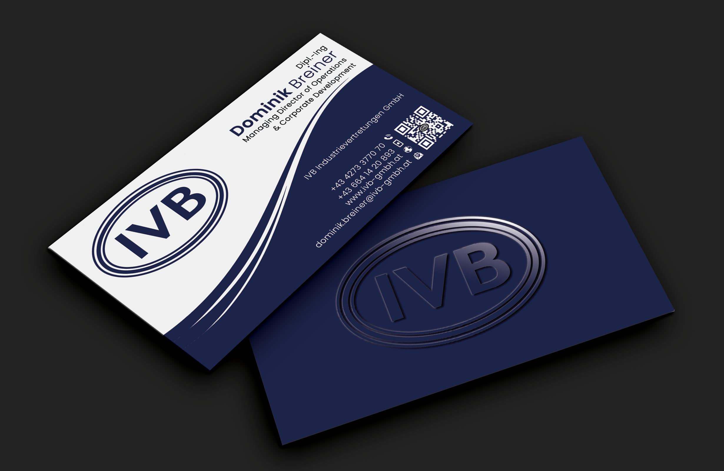 Design de Carte de Visite par DesignerShahadat pour IVB Industrievertretungen GmbH | Design #34253785