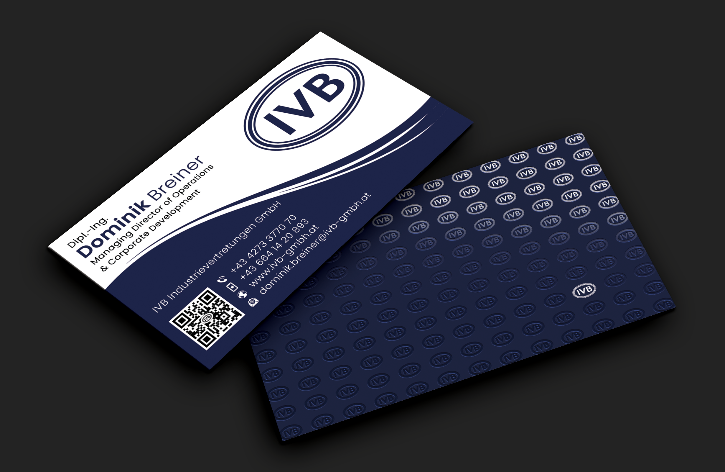 Business Card Design by DesignerShahadat for IVB Industrievertretungen GmbH | Design #34253786