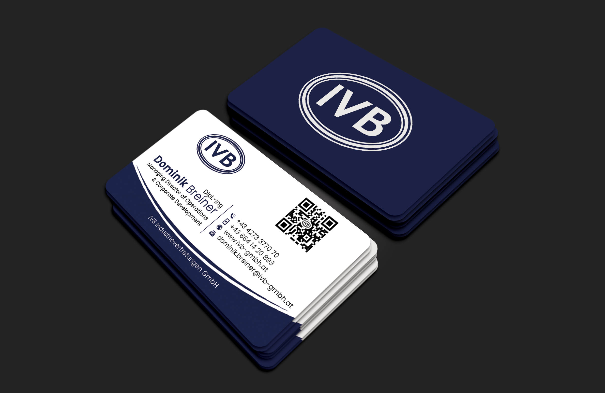 Design de Carte de Visite par DesignerShahadat pour IVB Industrievertretungen GmbH | Design #34253788
