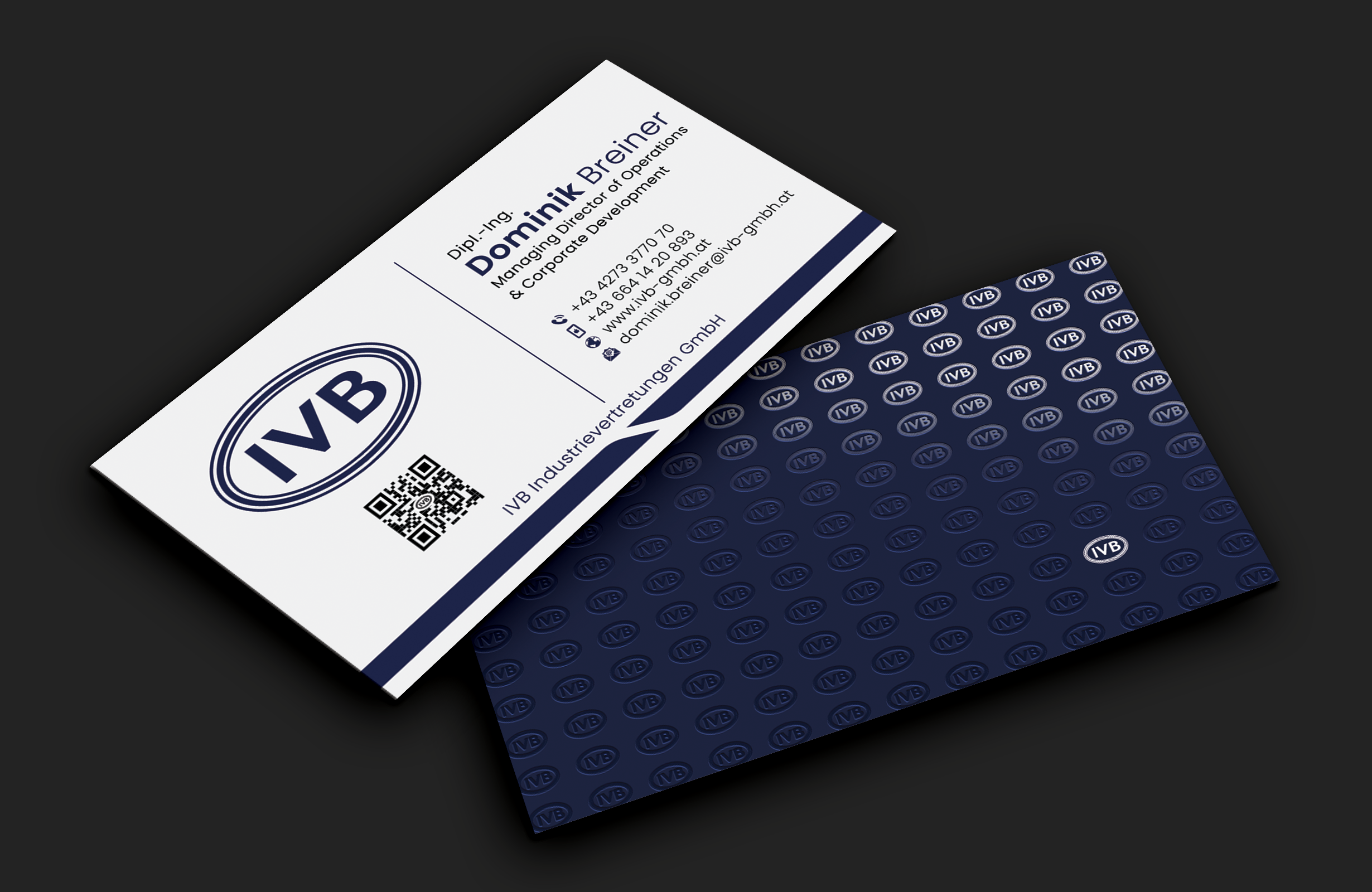 Business Card Design by DesignerShahadat for IVB Industrievertretungen GmbH | Design #34253790