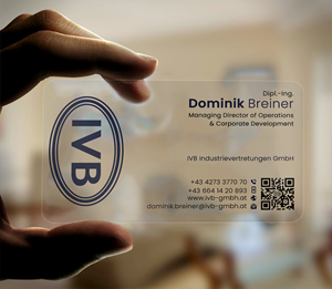 Visitenkarten-Design von DesignerShahadat für IVB Industrievertretungen GmbH | Design: #34253791