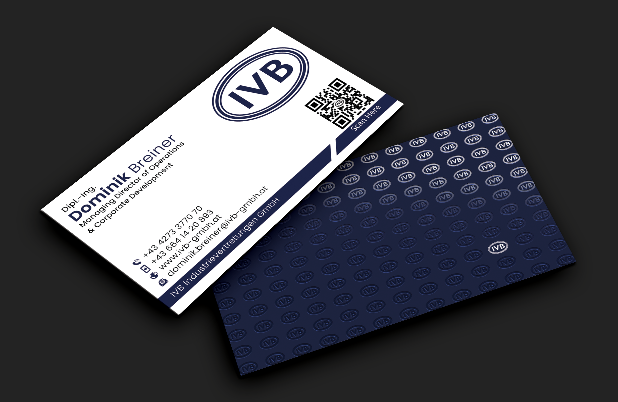 Business Card Design by DesignerShahadat for IVB Industrievertretungen GmbH | Design #34253792