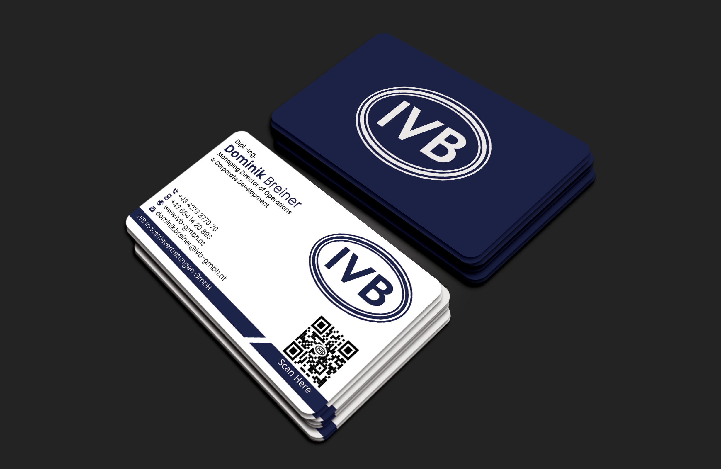 Visitenkarten-Design von DesignerShahadat für IVB Industrievertretungen GmbH | Design #34253807