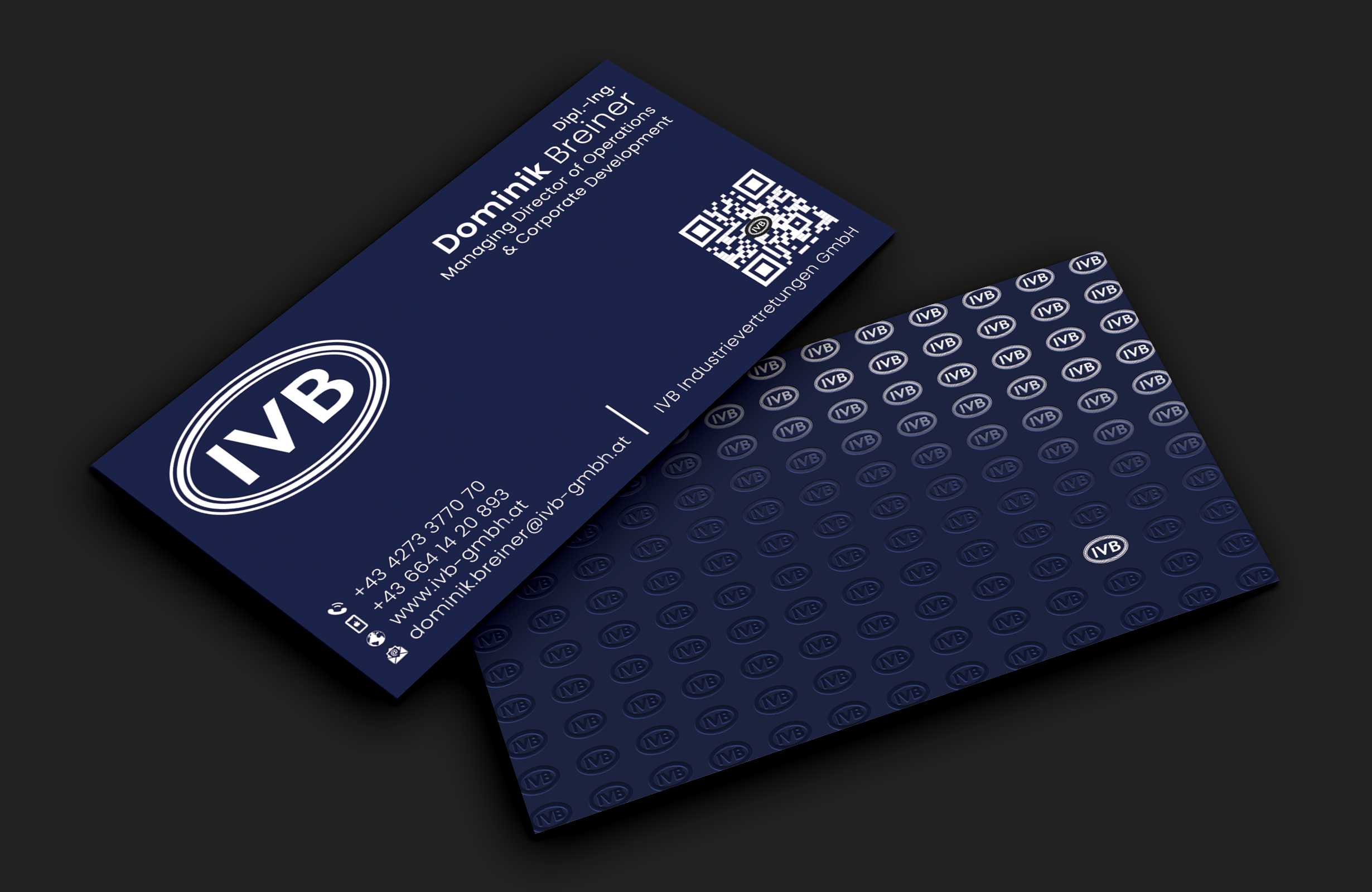 Business Card Design by DesignerShahadat for IVB Industrievertretungen GmbH | Design #34253867