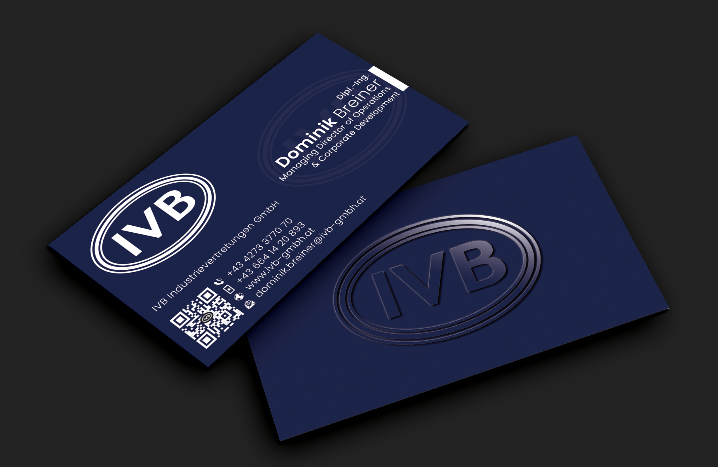 Business Card Design by DesignerShahadat for IVB Industrievertretungen GmbH | Design #34253872