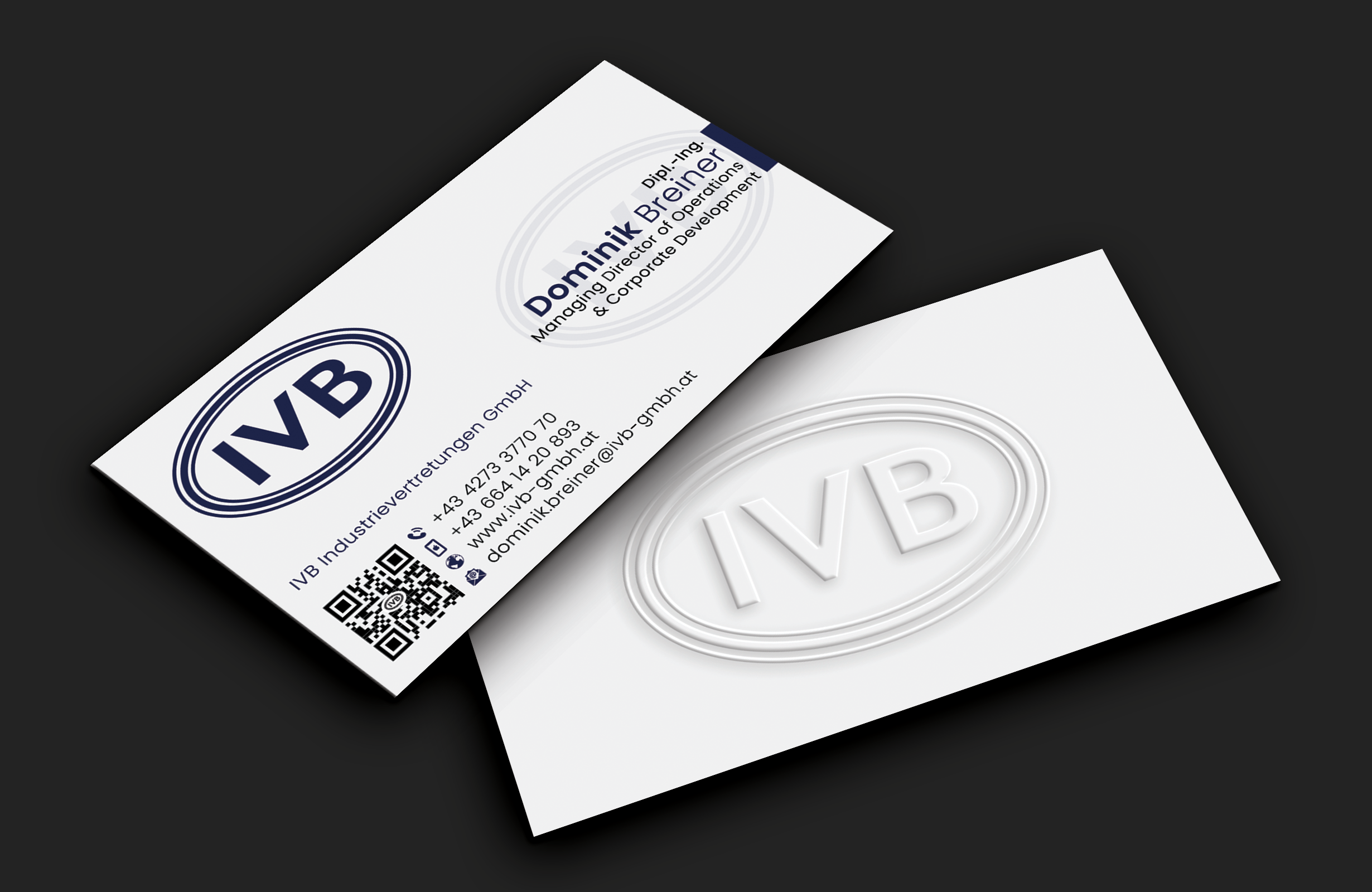 Business Card Design by DesignerShahadat for IVB Industrievertretungen GmbH | Design #34253877