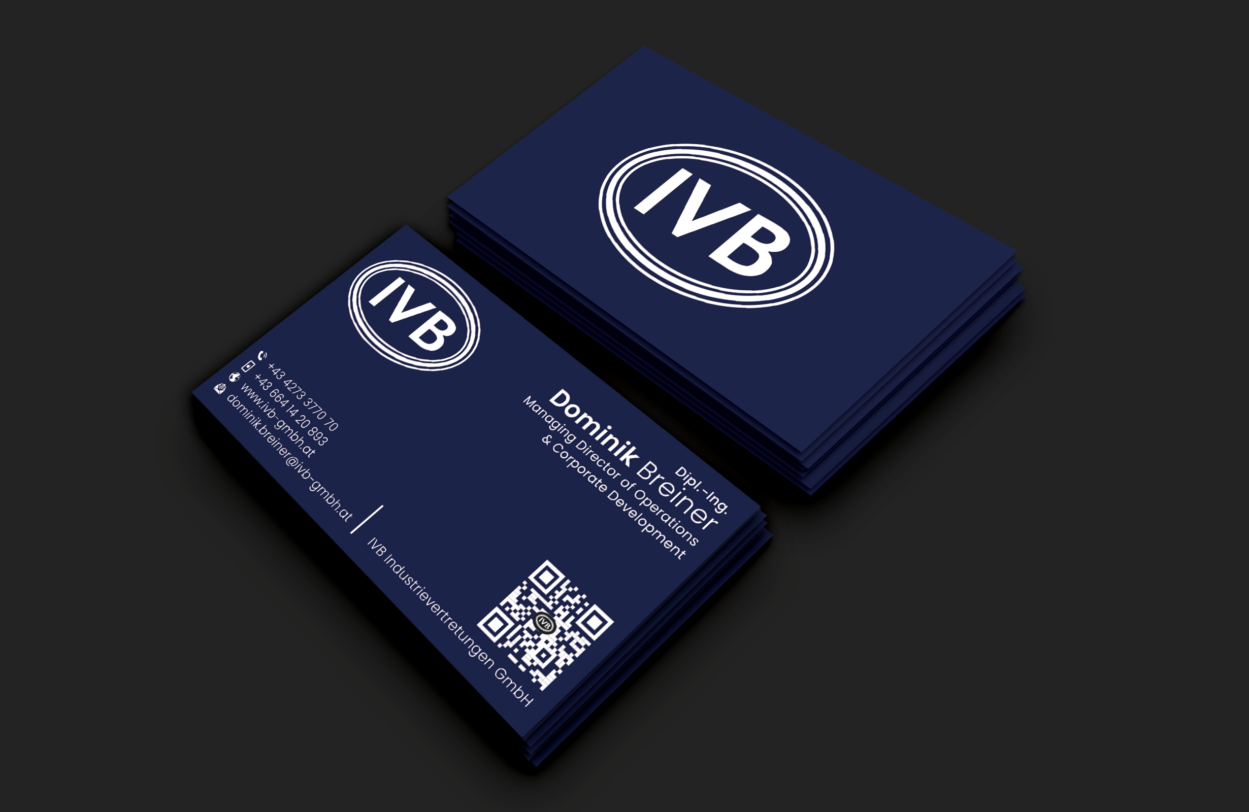 Business Card Design by DesignerShahadat for IVB Industrievertretungen GmbH | Design #34253878