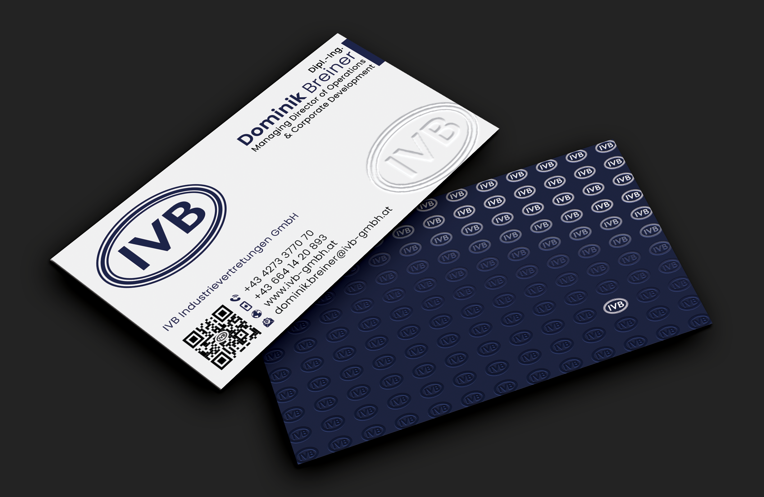 Business Card Design by DesignerShahadat for IVB Industrievertretungen GmbH | Design #34253879