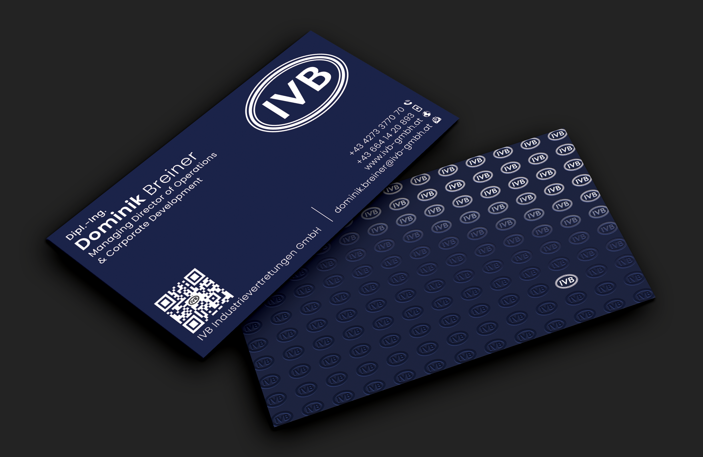Business Card Design by DesignerShahadat for IVB Industrievertretungen GmbH | Design #34253882