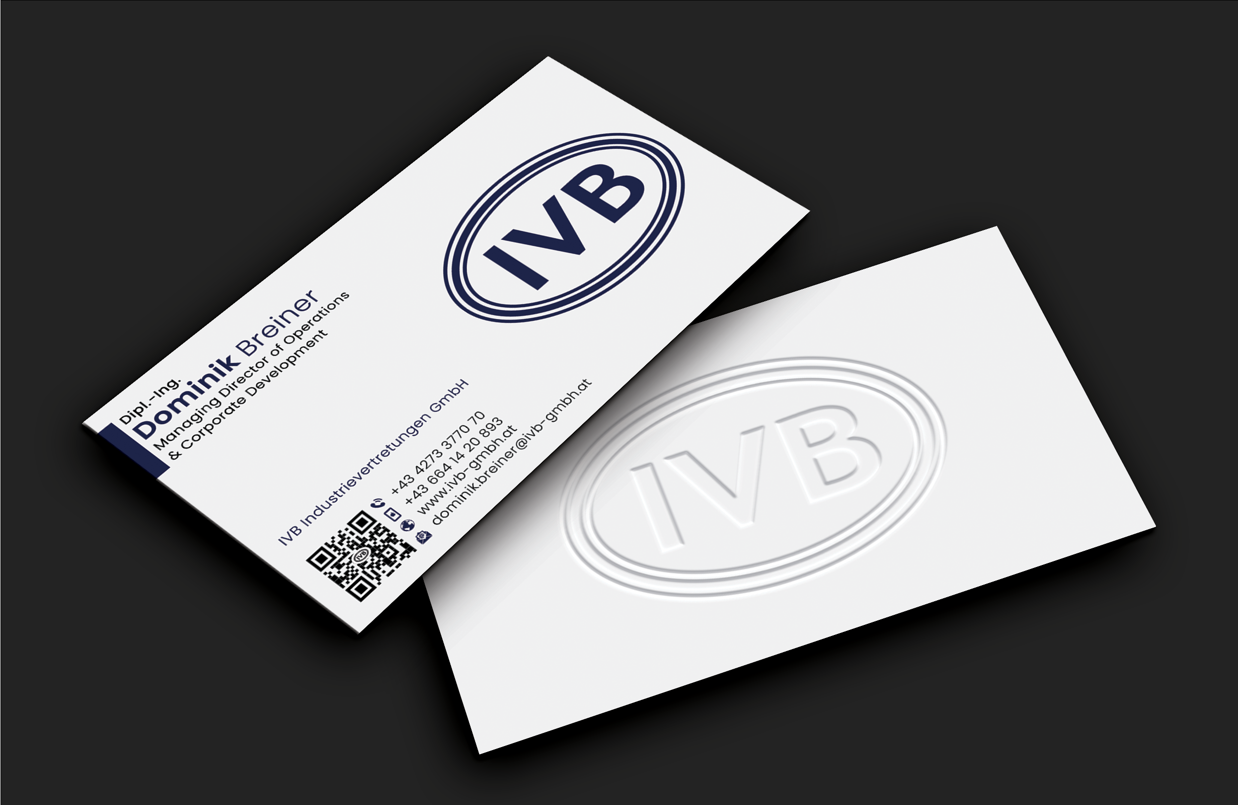 Business Card Design by DesignerShahadat for IVB Industrievertretungen GmbH | Design #34257418