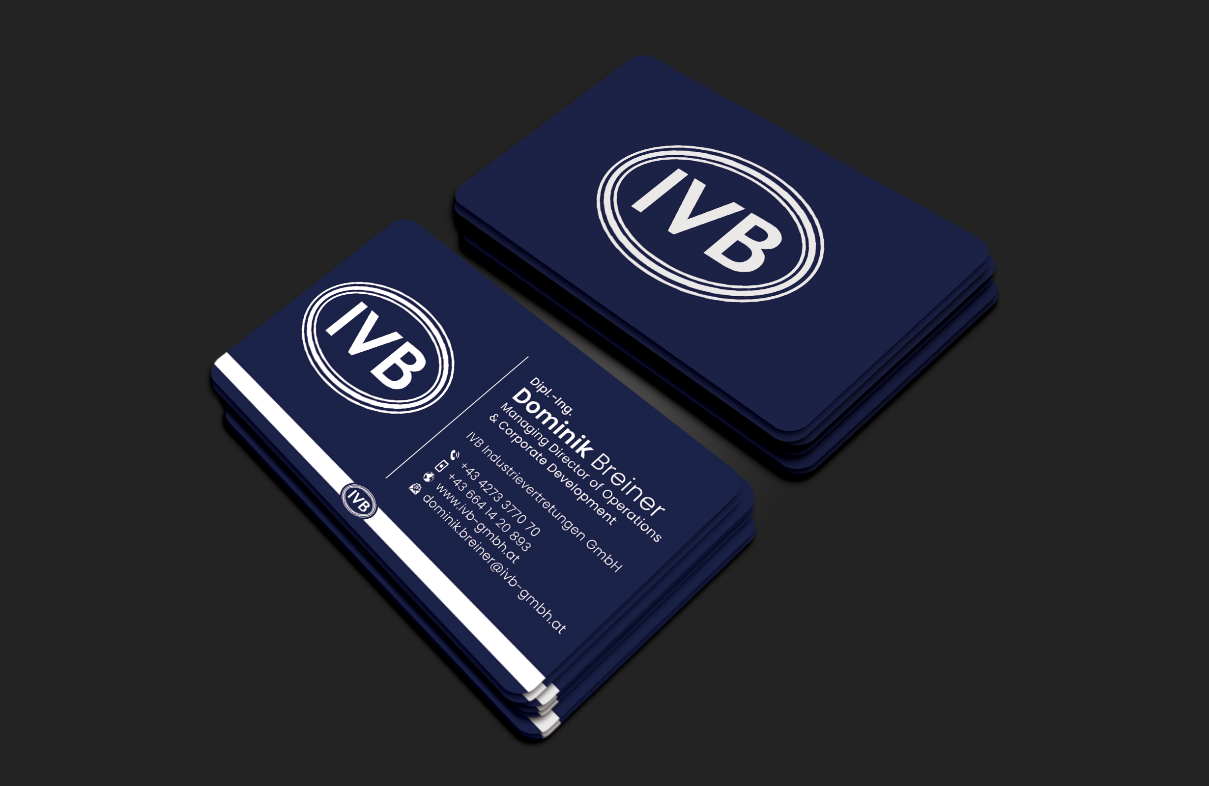 Business Card Design by DesignerShahadat for IVB Industrievertretungen GmbH | Design #34257424