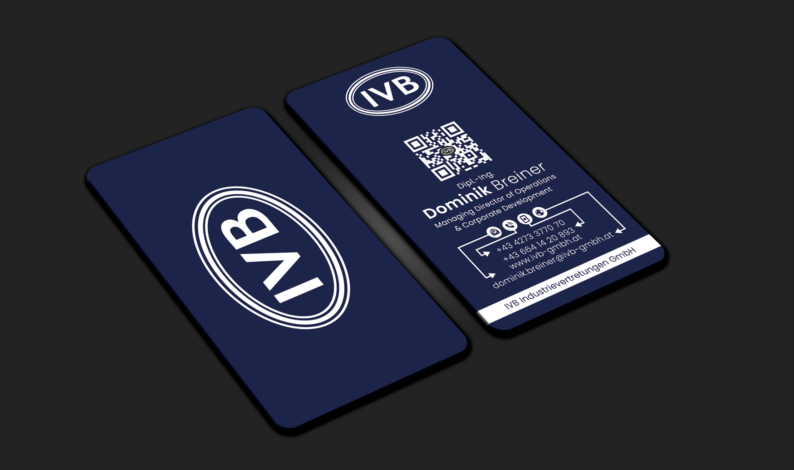 Business Card Design by DesignerShahadat for IVB Industrievertretungen GmbH | Design #34257435