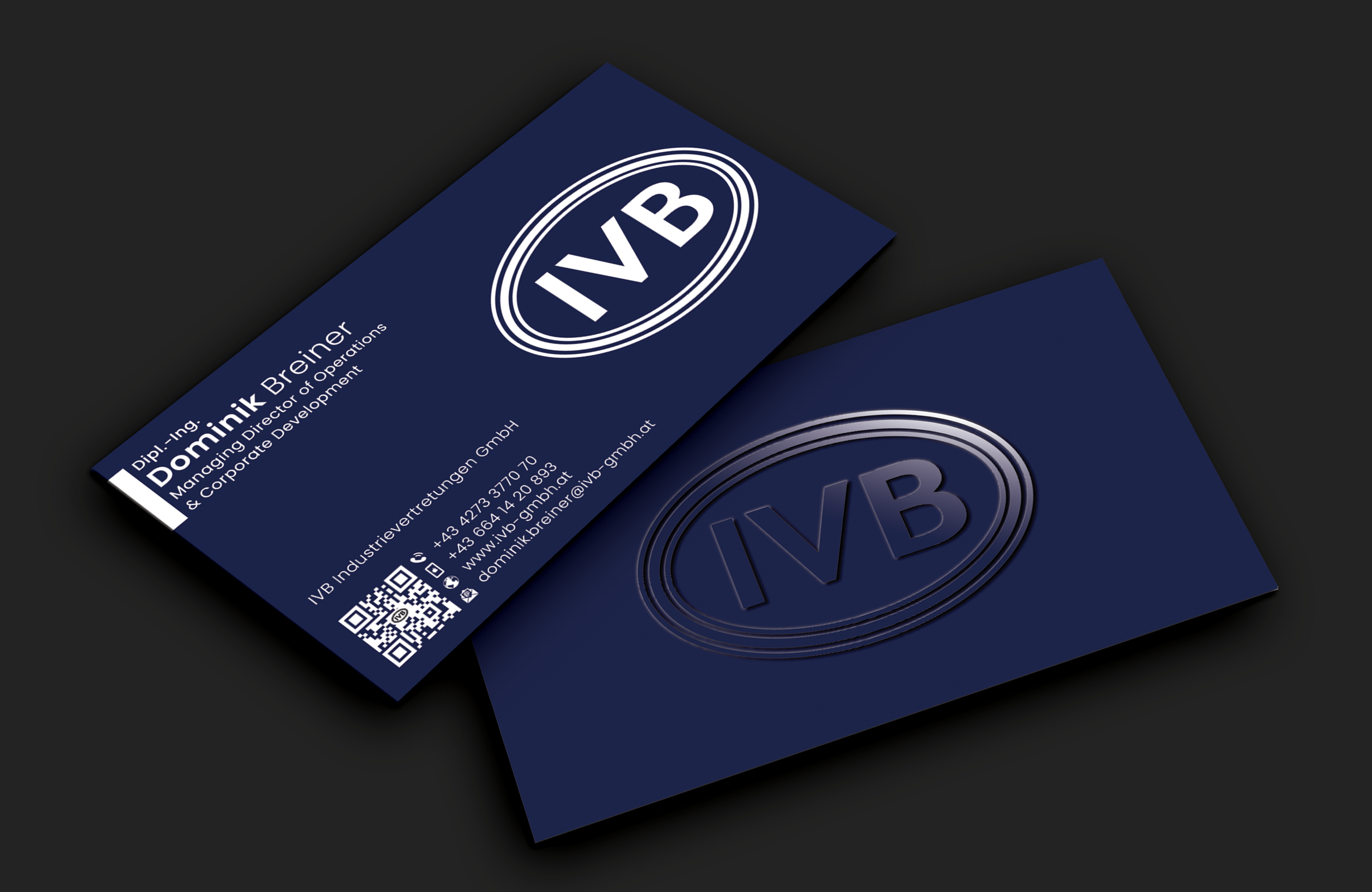 Business Card Design by DesignerShahadat for IVB Industrievertretungen GmbH | Design #34257439
