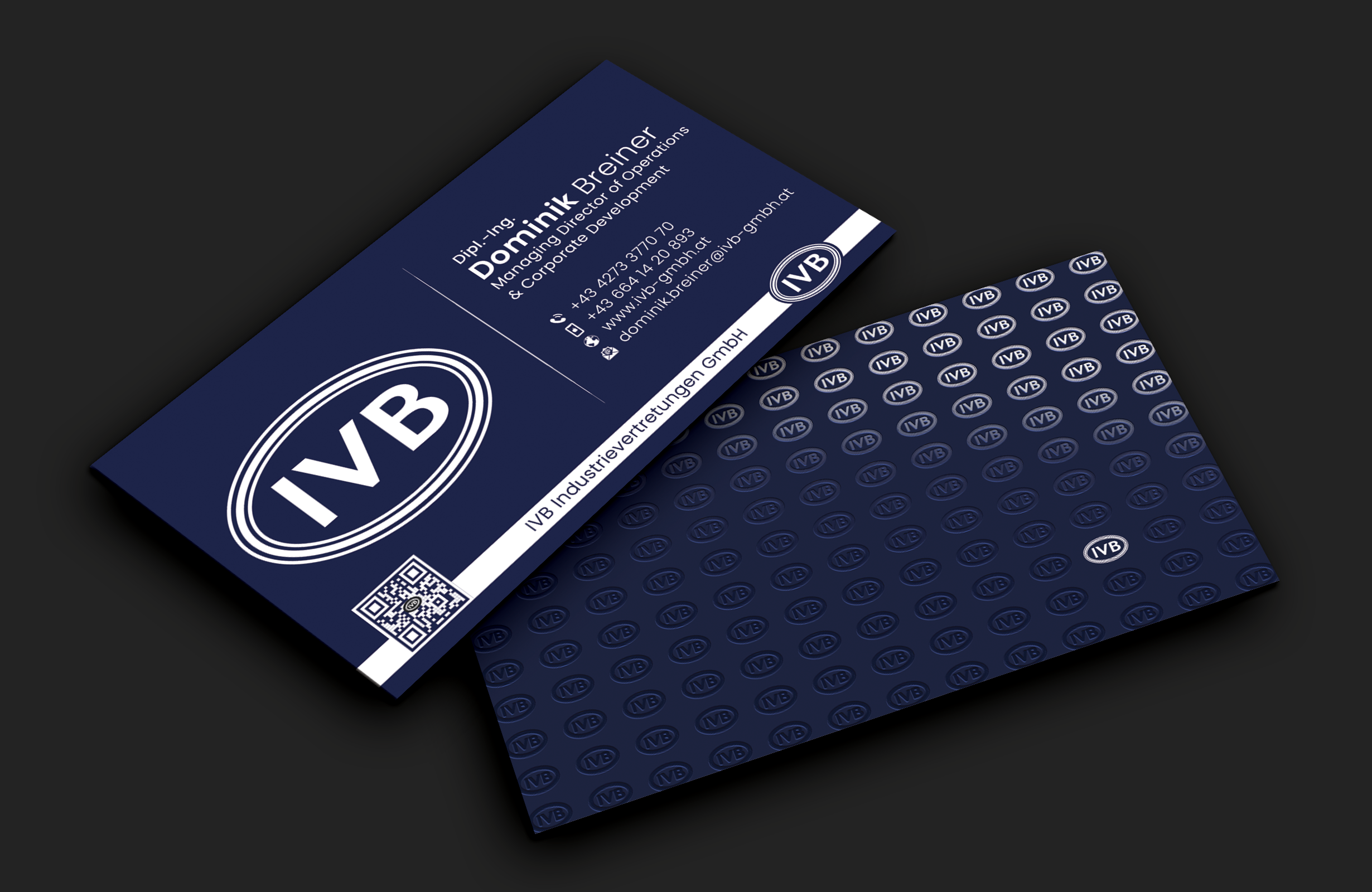 Visitenkarten-Design von DesignerShahadat für IVB Industrievertretungen GmbH | Design #34257441