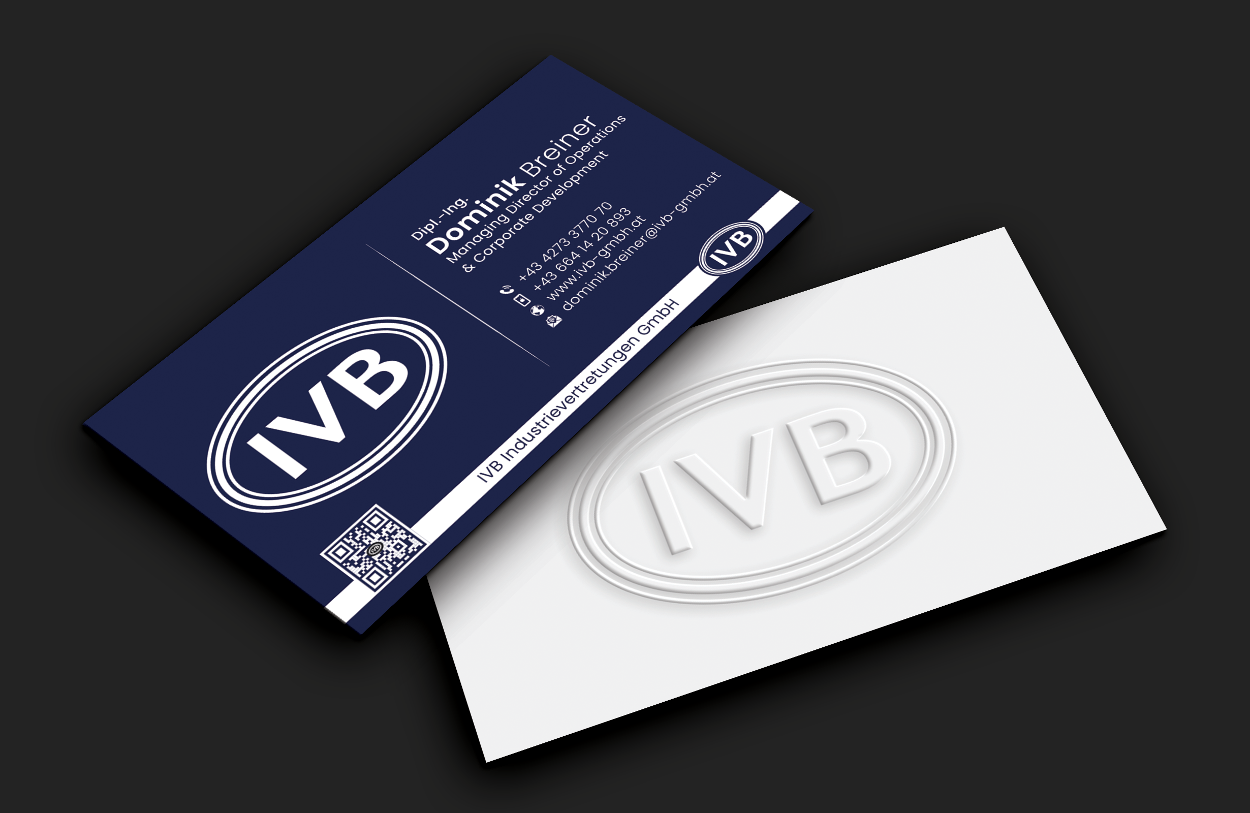 Business Card Design by DesignerShahadat for IVB Industrievertretungen GmbH | Design #34257442